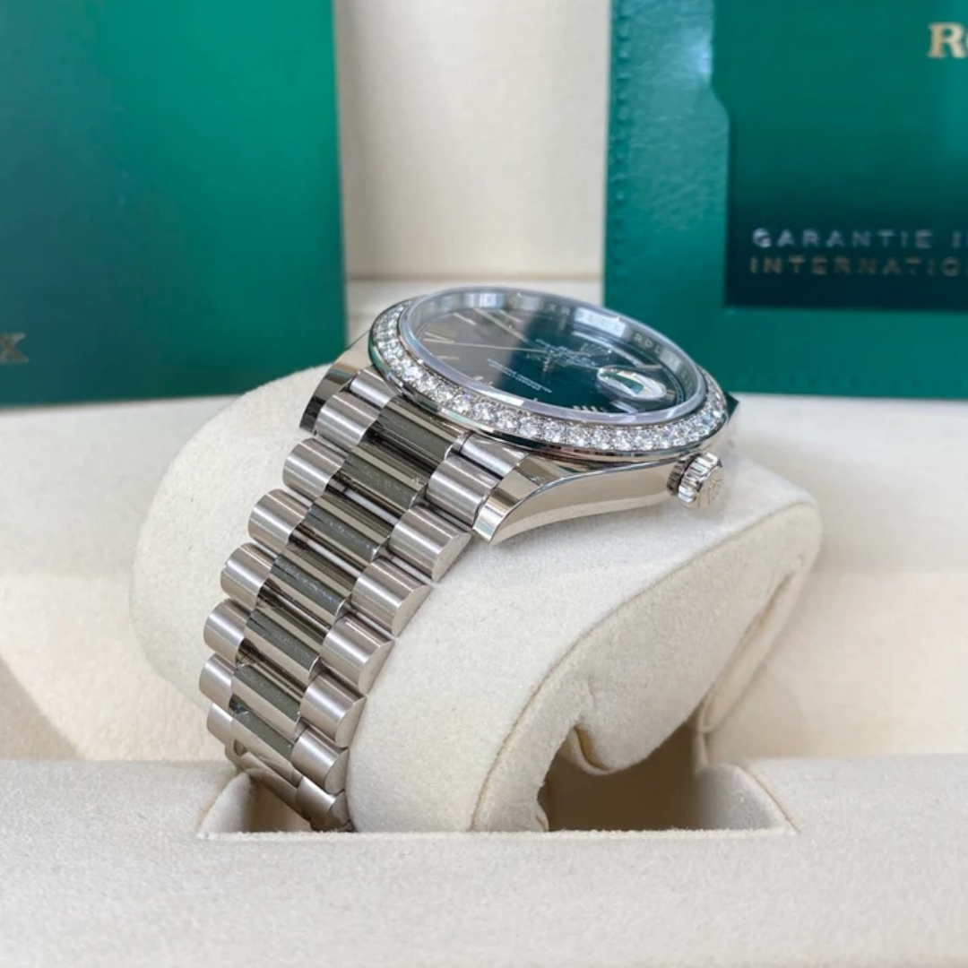 RLX  Day-Date 40mm 228349RBR-0005 Bright Blue Dial President Bracelet