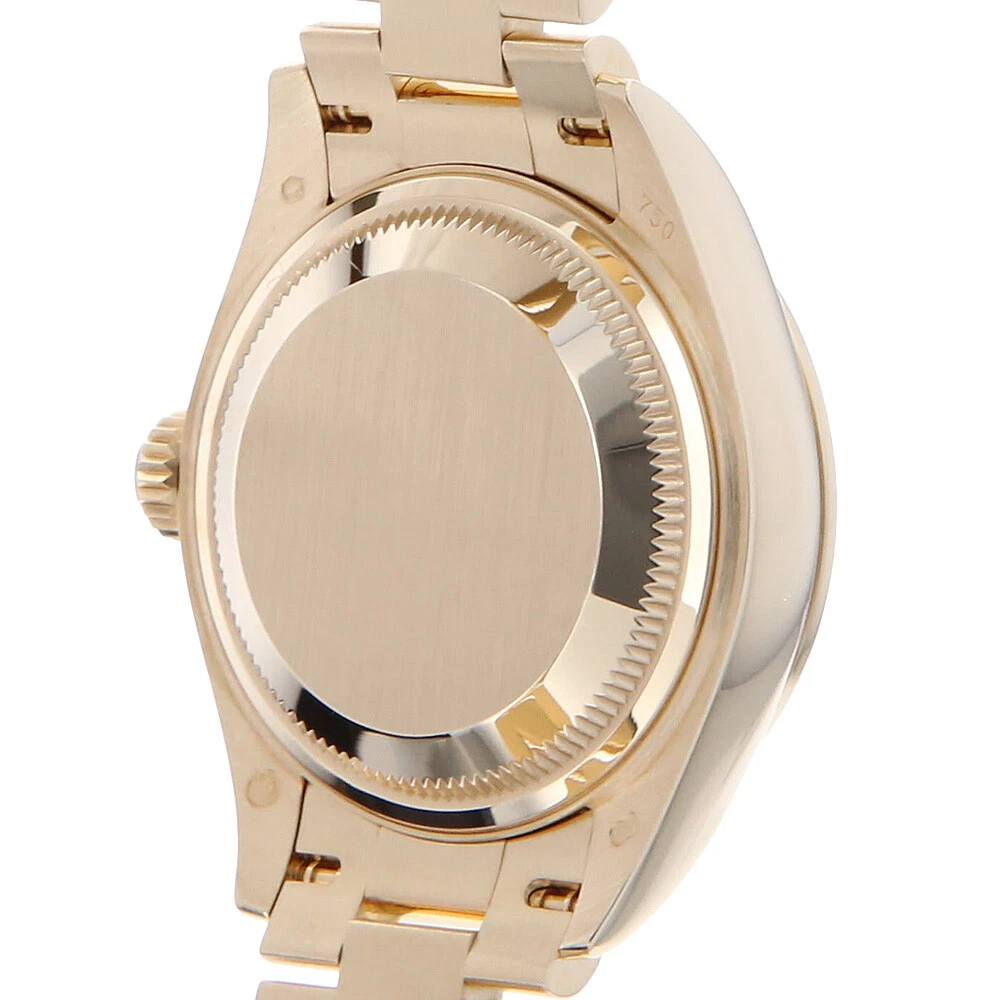 RLX Lady-Datejust 28mm 279138RBR Champagne Diamond Dial and Diamond Bezel Yellow Gold Bracelet