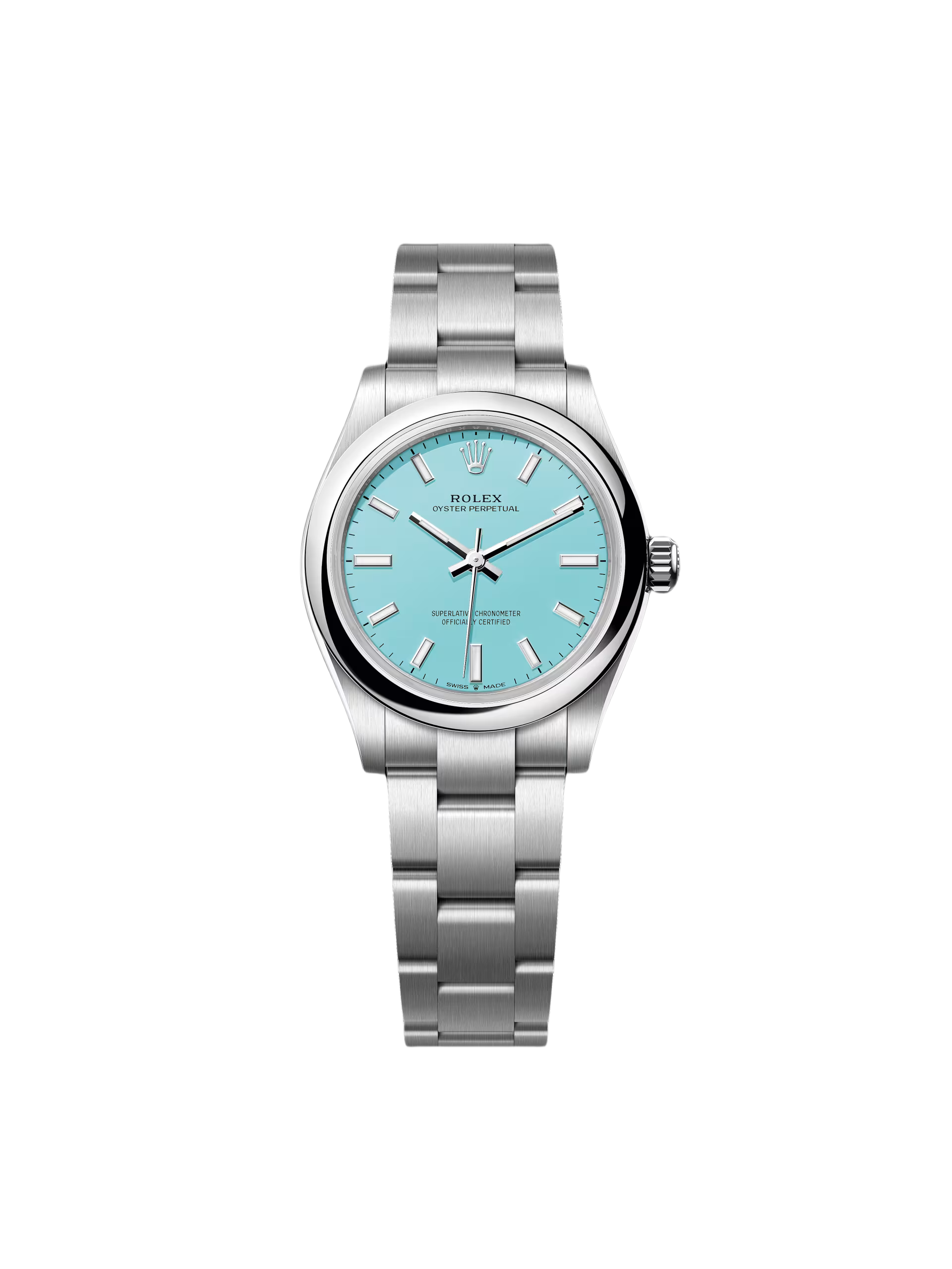 RLX Oyster Perpetual 31mm 277200-0007 Turquoise Dial Oyster Bracelet Watch