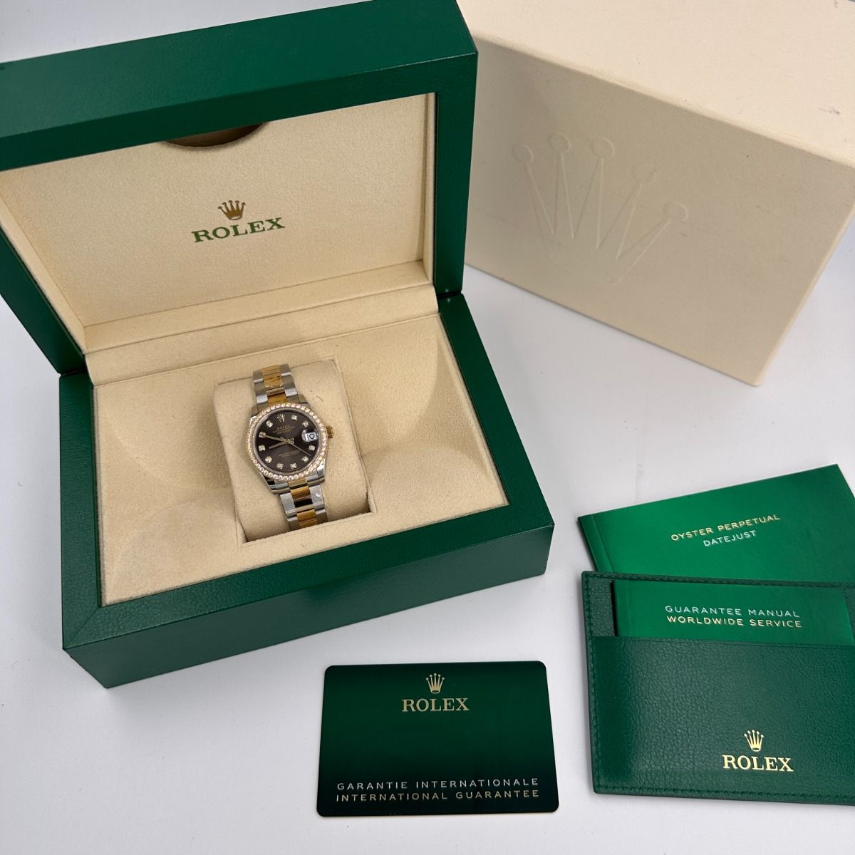 RLX Datejust m278383RBR-0021/0022 31mm Dark Grey Dial Oyster Bracelet