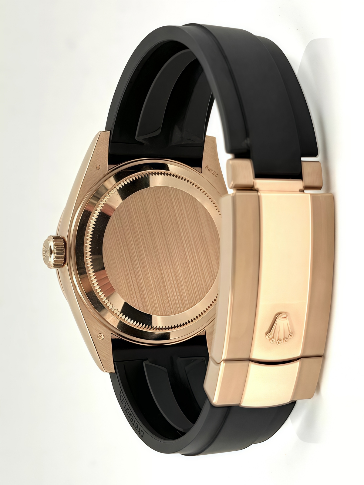 RLX  Sky-Dweller 42mm Rose Gold White Dial Oysterflex - 336235