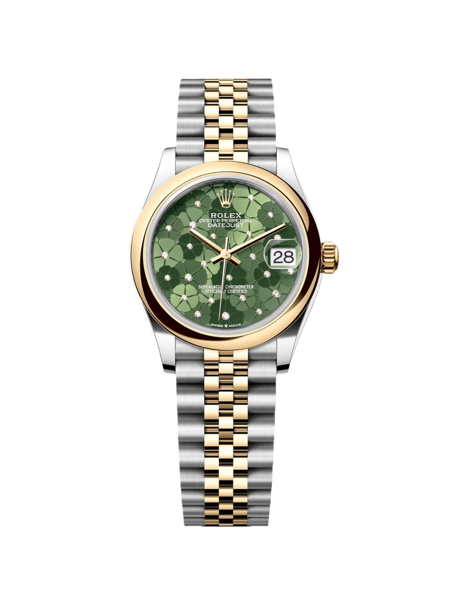 RLX Datejust m278243-0031/0032 31mm Green Dial watch