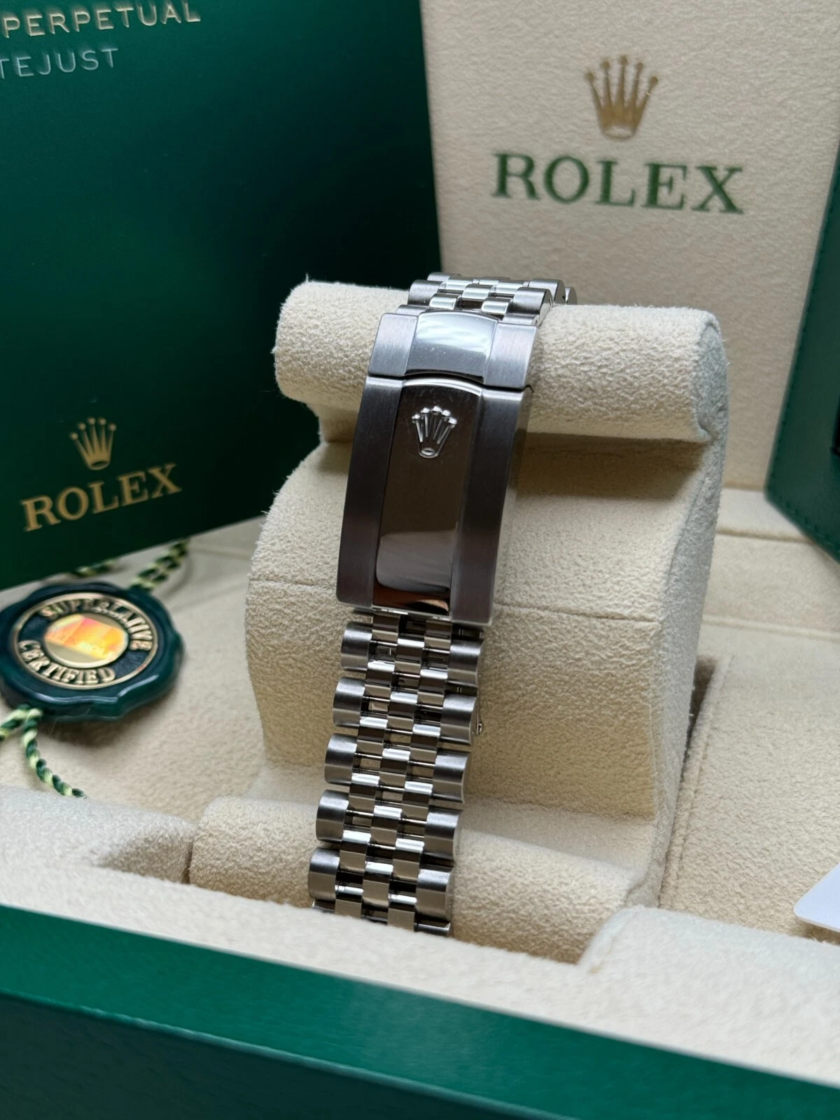 RLX  Datejust 41mm 126334 Blue Roman Oyster Stainless Steel Men’s Watch