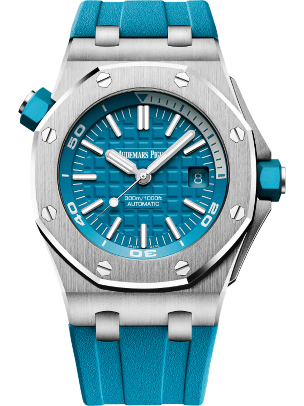 A&P OFFSHORE DIVER Turquoise Blue Dial 42mm