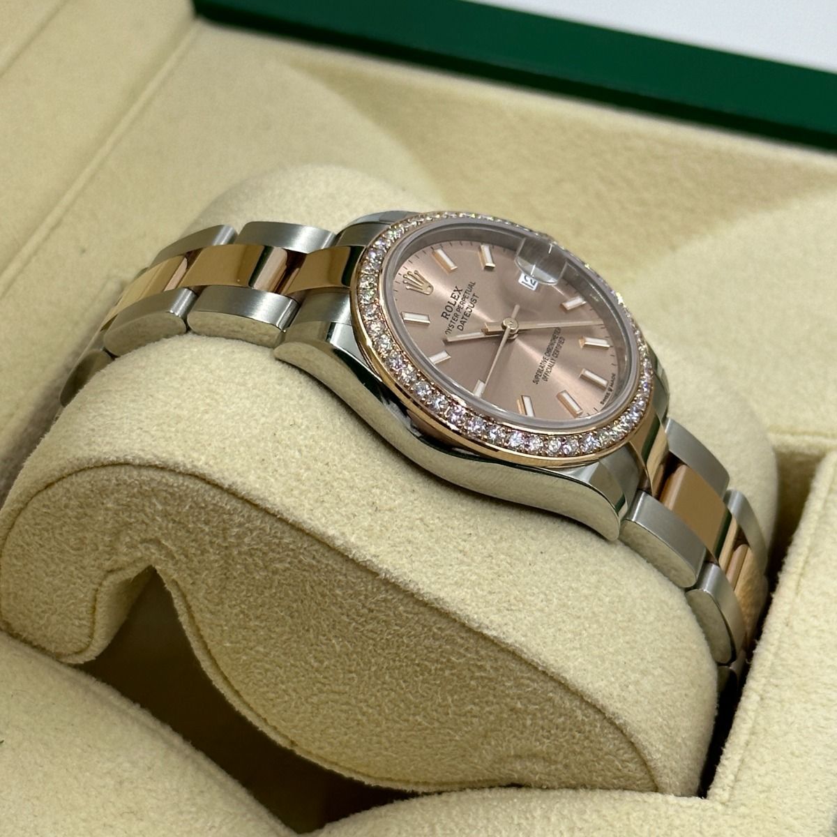 RLX Datejust m278381-0009/0010 Rose Dial Diamond-Set Bezel 31mm
