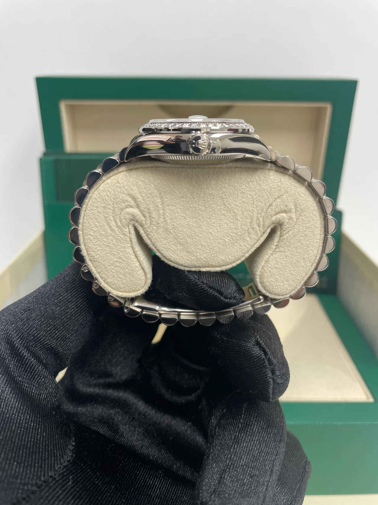 RLX Datejust m278289RBR-0005 31mm Datejust Diamond Bezel MOP Dial