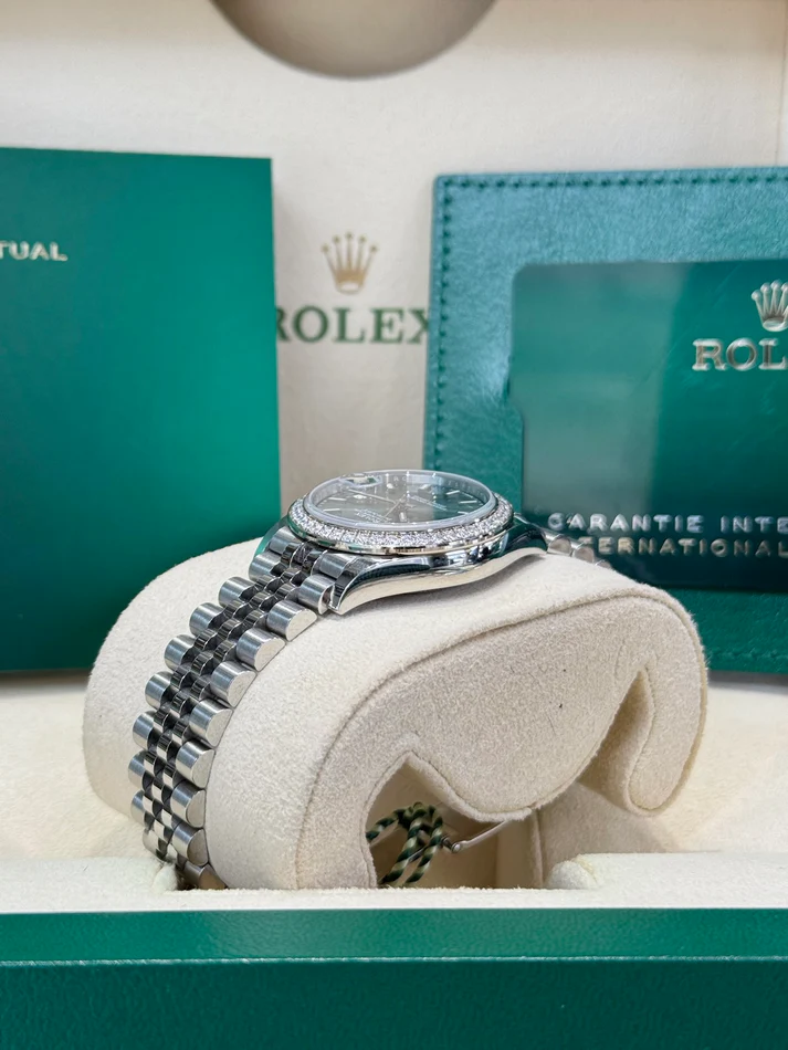 RLX Datejust m278384RBR-0021/0022 Mint Green 31mm Dial Oyster Watch