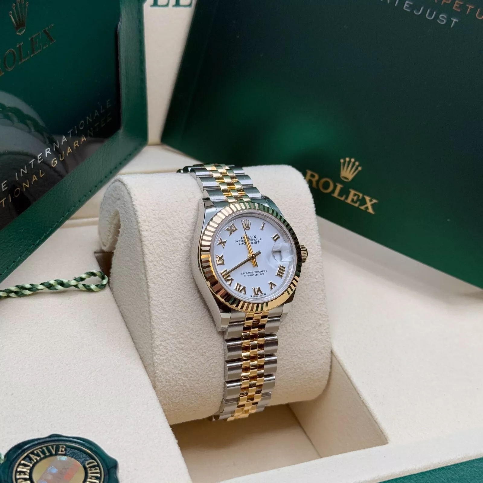 RLX Lady-Datejust 28mm 279173 White Roman Dial Oyster Bracele