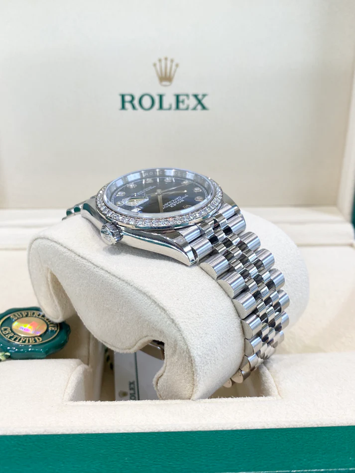 RLX  Datejust 36mm 126284 Bright Blue Dial Jubilee Bracelet