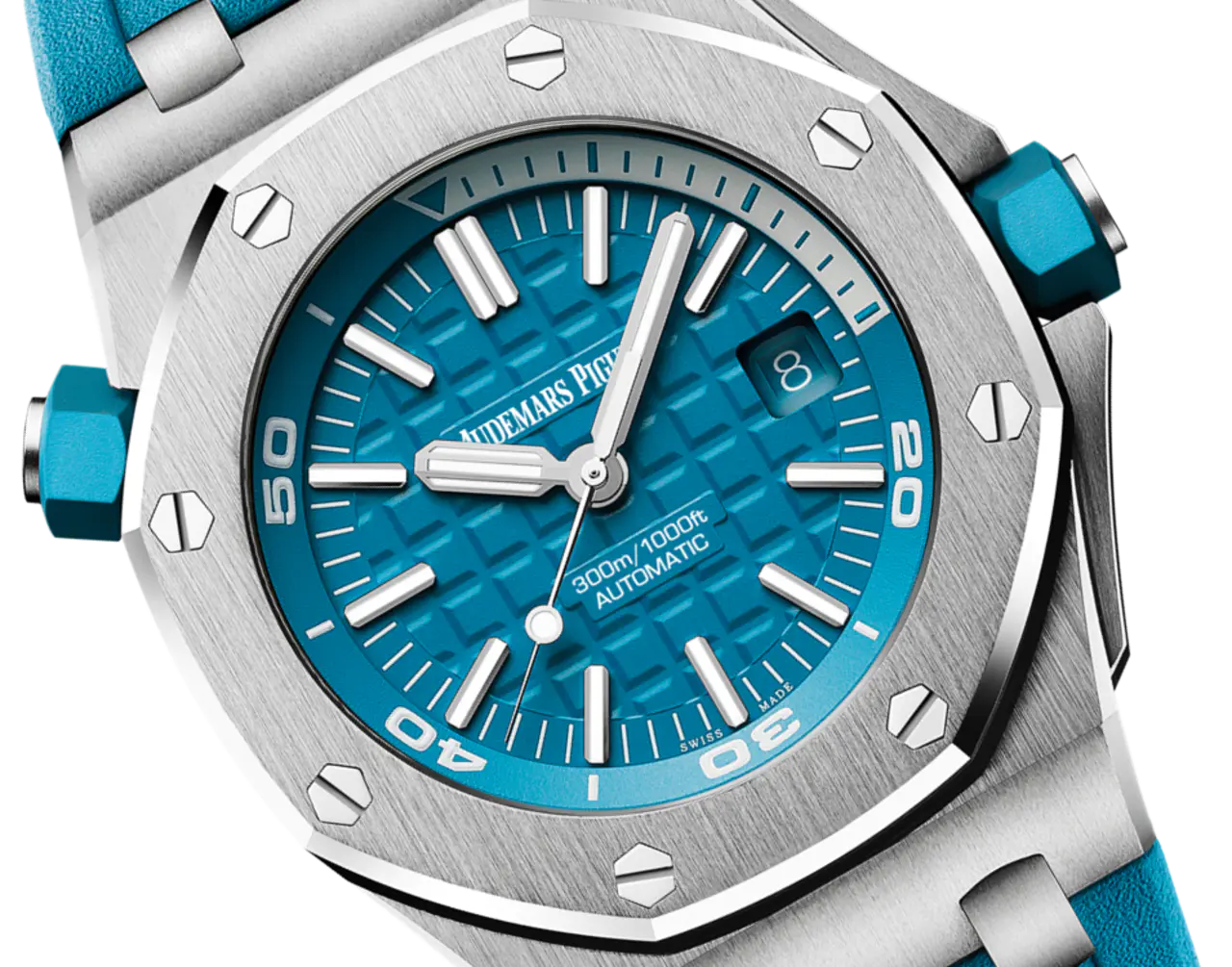 A&P OFFSHORE DIVER Turquoise Blue Dial 42mm