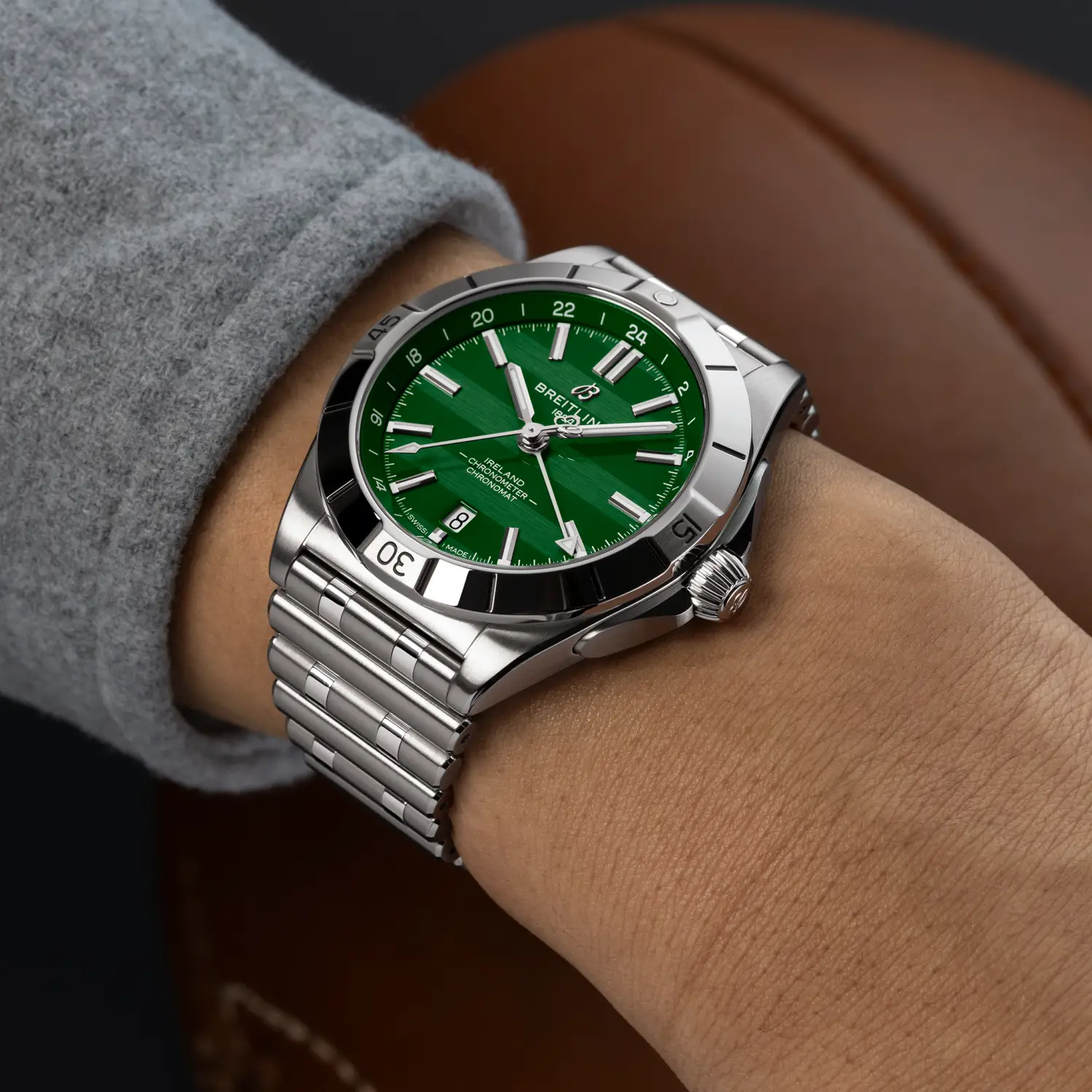 Breitling Chronomat Automatic GMT 40 Six Nations Ireland A323987B1L1A1