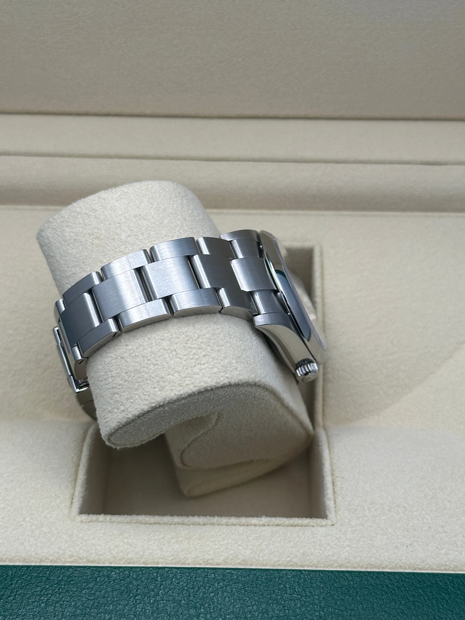 RLX Oyster Perpetual 34mm 124200-0009 Pink Dial Oyster Stainless Steel Bracelet Watch