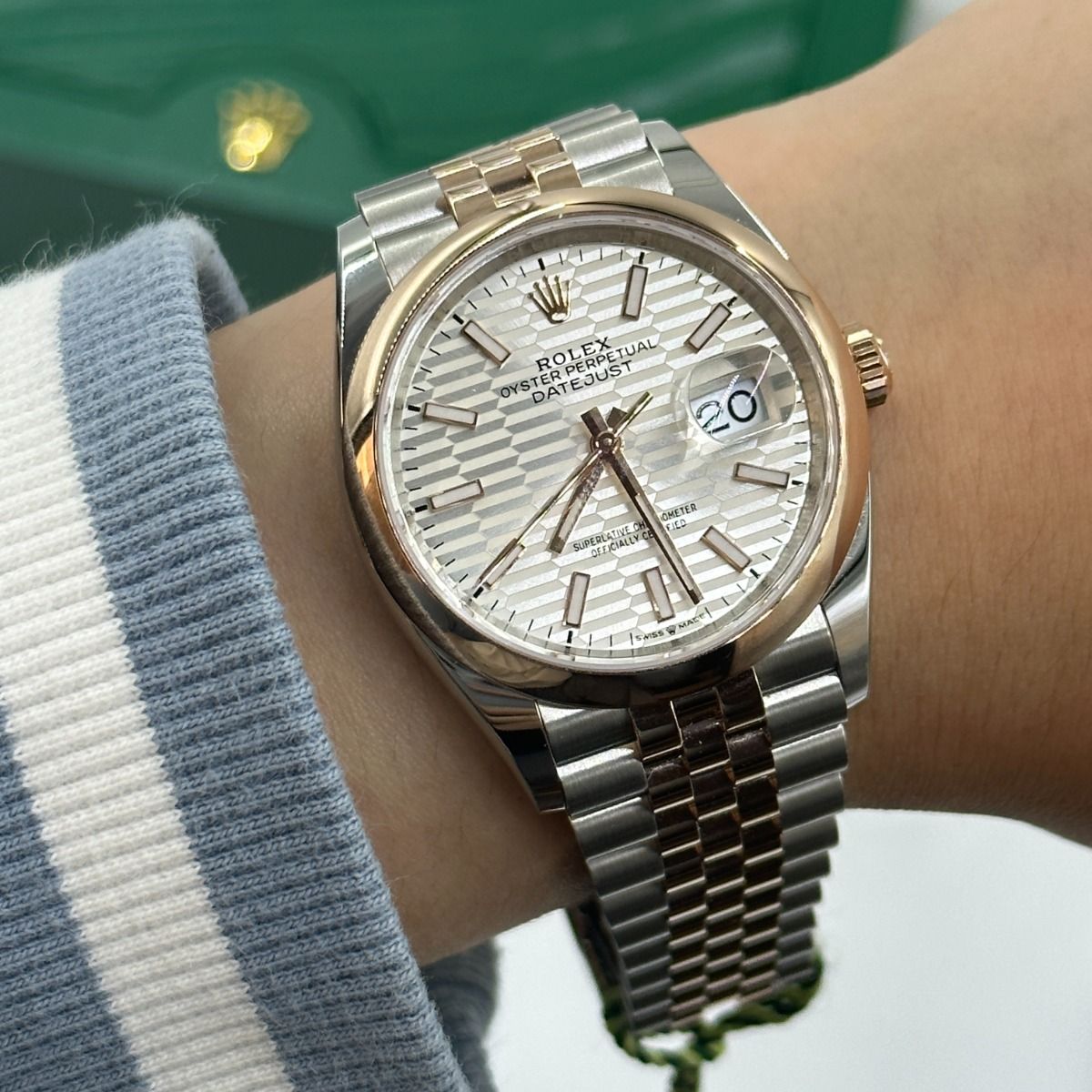 RLX  Datejust 36mm 126201 Silver Dial Oyster Bracelet Watch