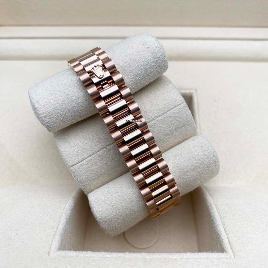 RLX Lady-Datejust 28mm 279175 Aubergine Diamond-Set Dial President Everose Gold