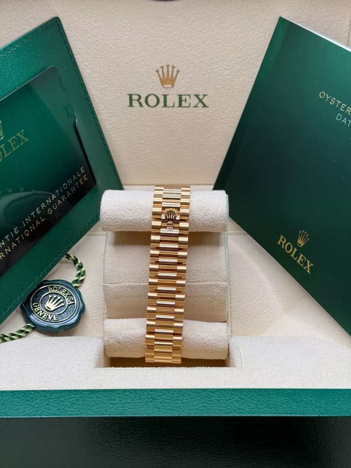 RLX Datejust m278278-0040 Champagne 31mm Dial President Bracelet Watch
