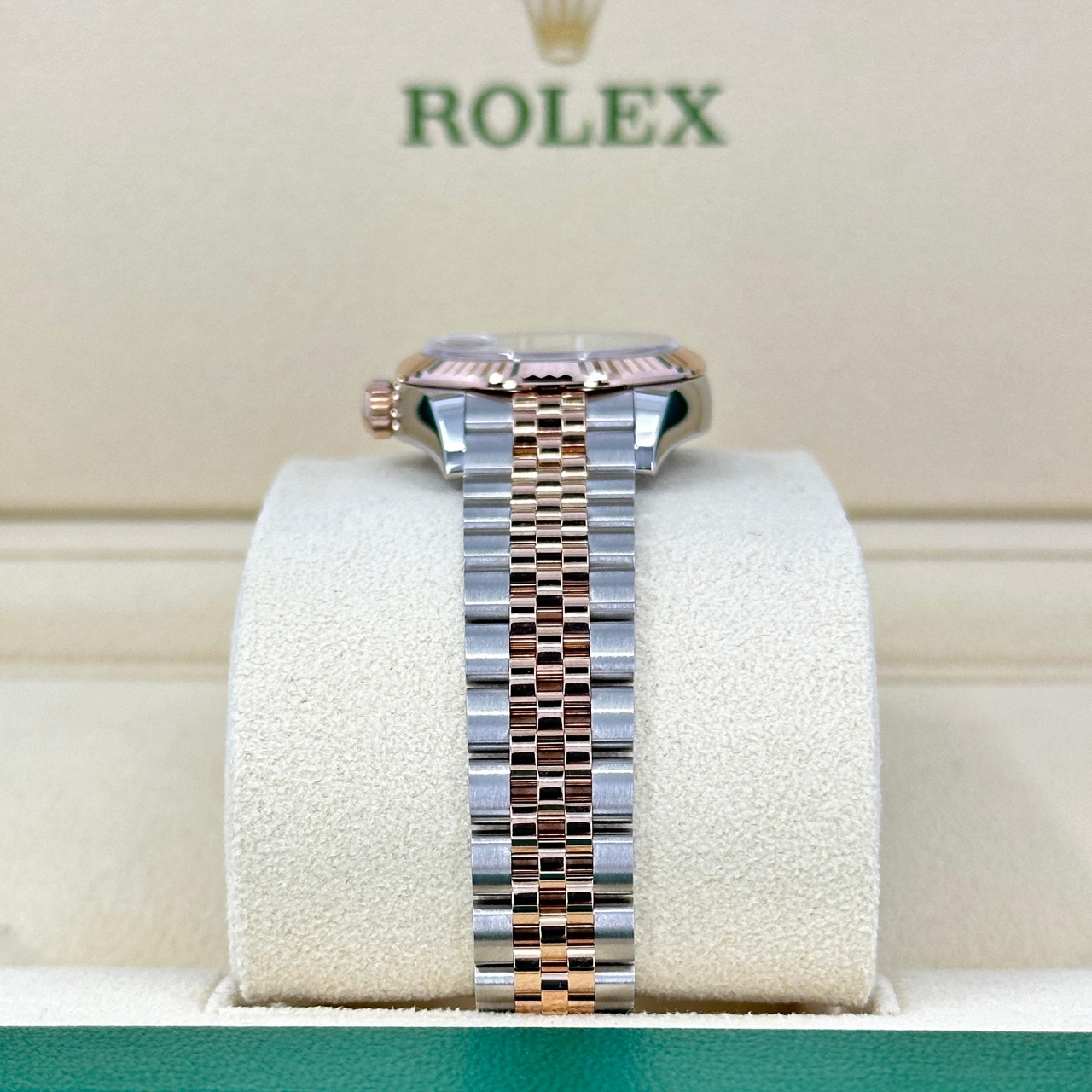 RLX Lady-Datejust 28mm 279171 Chocolate Roman Oyster Stainless Steel and Rose Gold