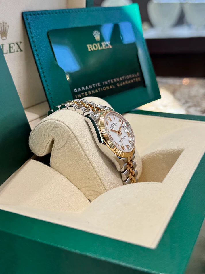 RLX Datejust m278273-0001/0002 31mm White Dial Stainless Steel and Yellow Gold Oyster Watch