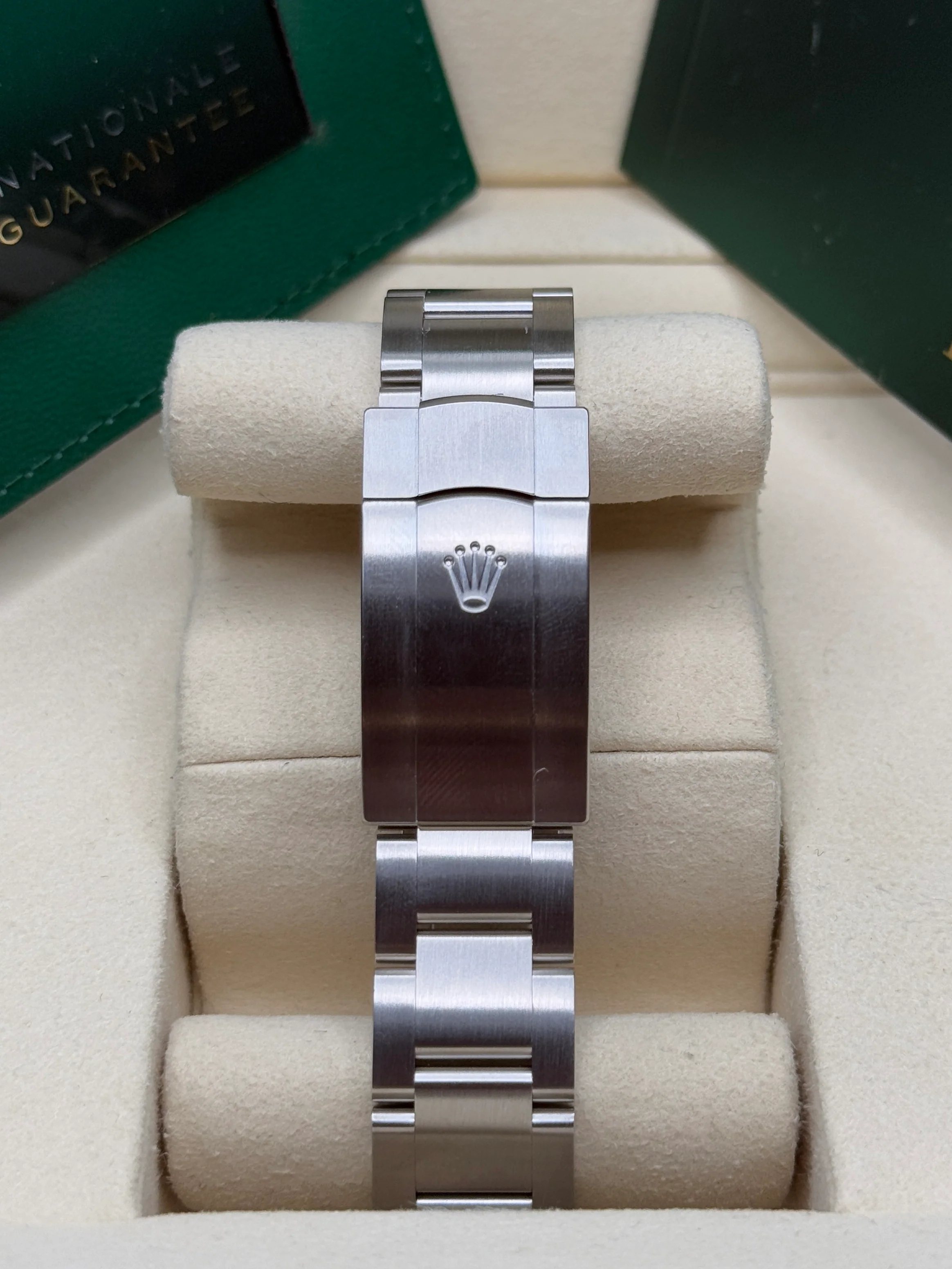 RLX Oyster Perpetual 41mm 124300-0001 Stainless Steel Silver Index Dial Watch