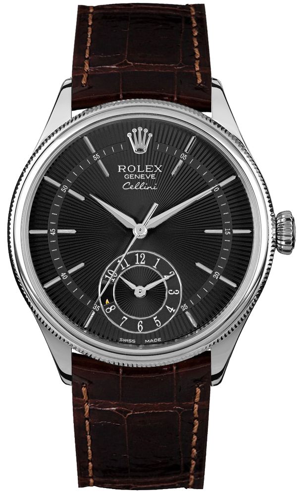 RCellini Dual Time Solid 18k White Gold Men's Watch 50529-0010