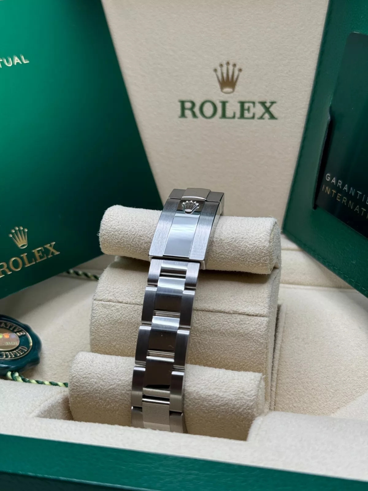 RLX Datejust m278344-0033/0034 Pink Dial 31mm Domed Diamond Oyster Watch