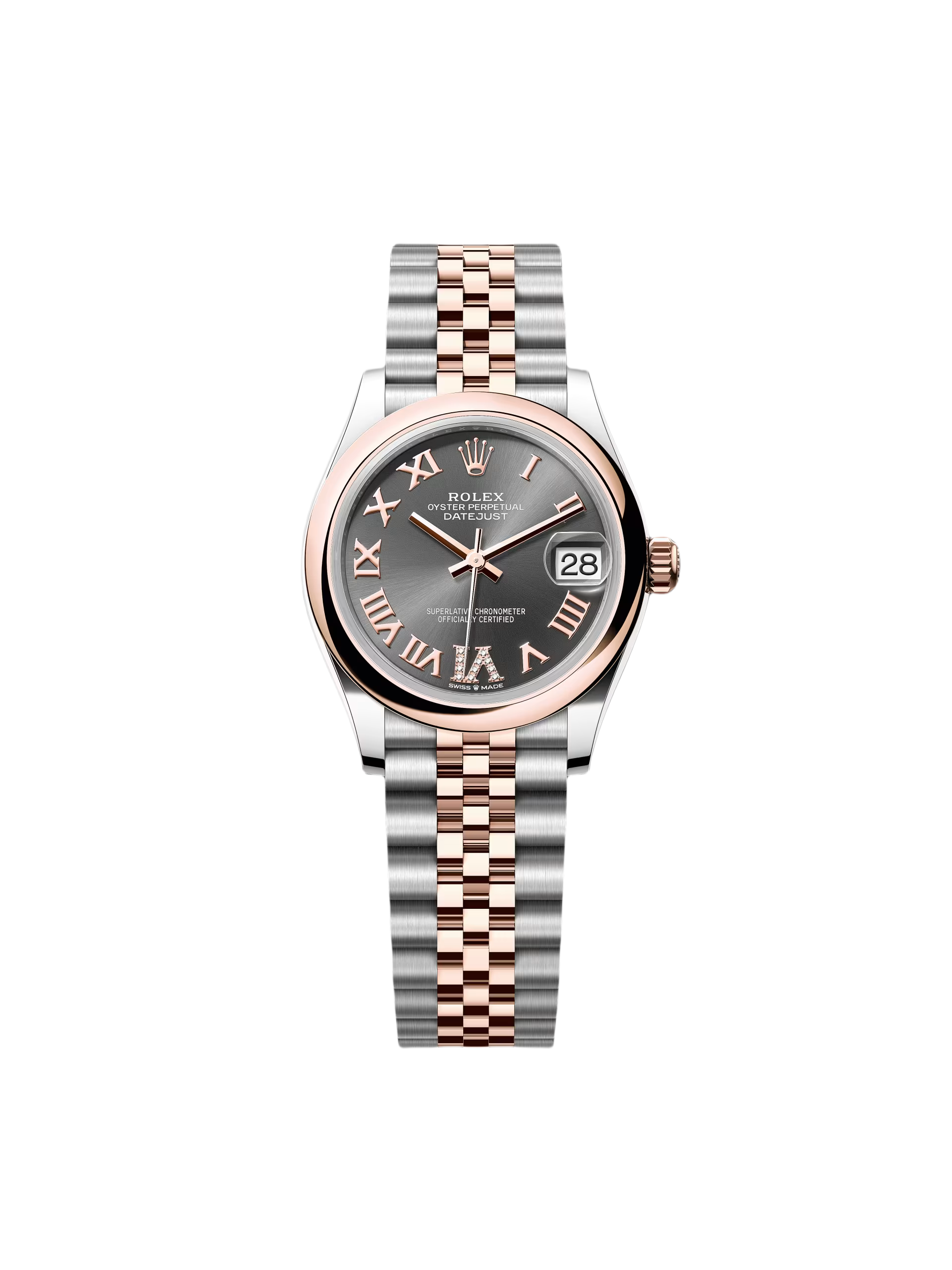 RLX Datejust m278241-0029/0030 Slate 31mm Dial Oyster Bracelet Watch