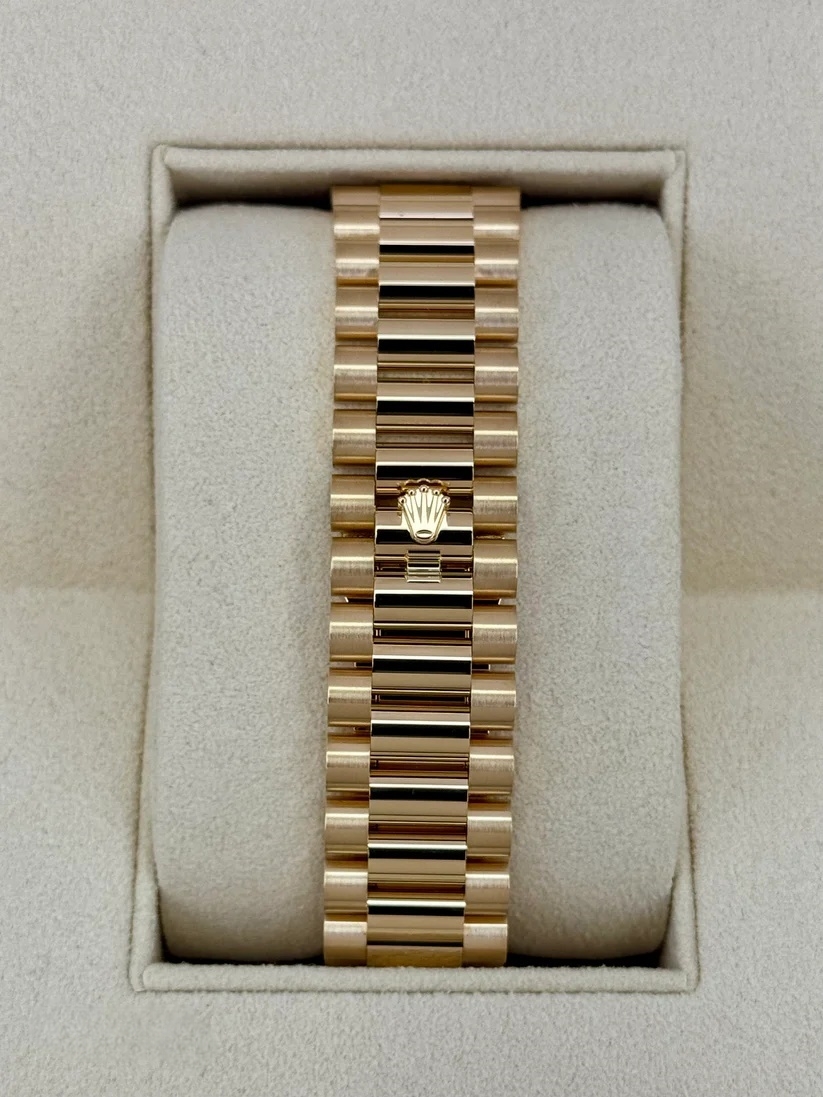 RLX  Yellow Gold President Day Date 40mm Green Roman Ombre Dial - 228238