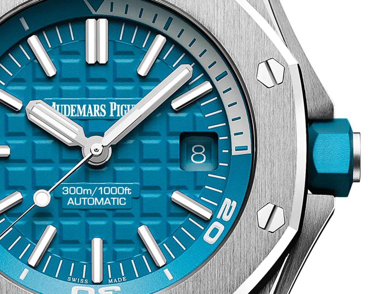 A&P OFFSHORE DIVER Turquoise Blue Dial 42mm