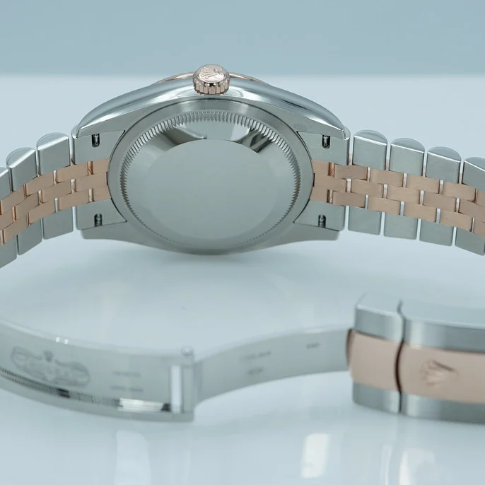RLX  Datejust 36mm 126231 Slate/Gray Dial Oystersteel and 18K Rose gold Oyster Bracelet