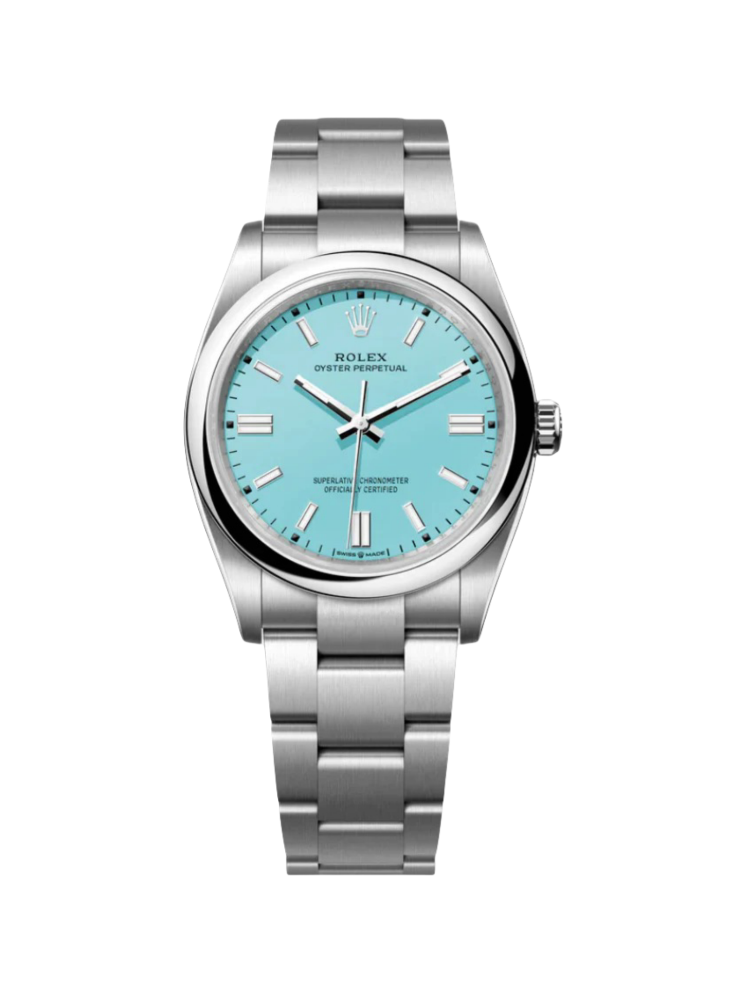 RLX 124300 Oyster Perpetual 41mm Oyster Perpetual Turquoise Index Dial