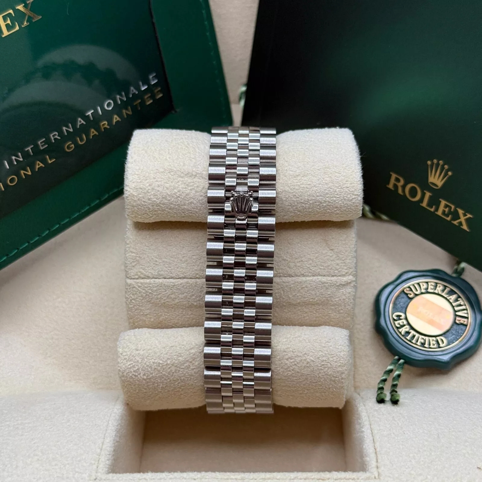 RLX Datejust m278274-0007/0008 Dark Grey 31mm Dial Oyster Watch