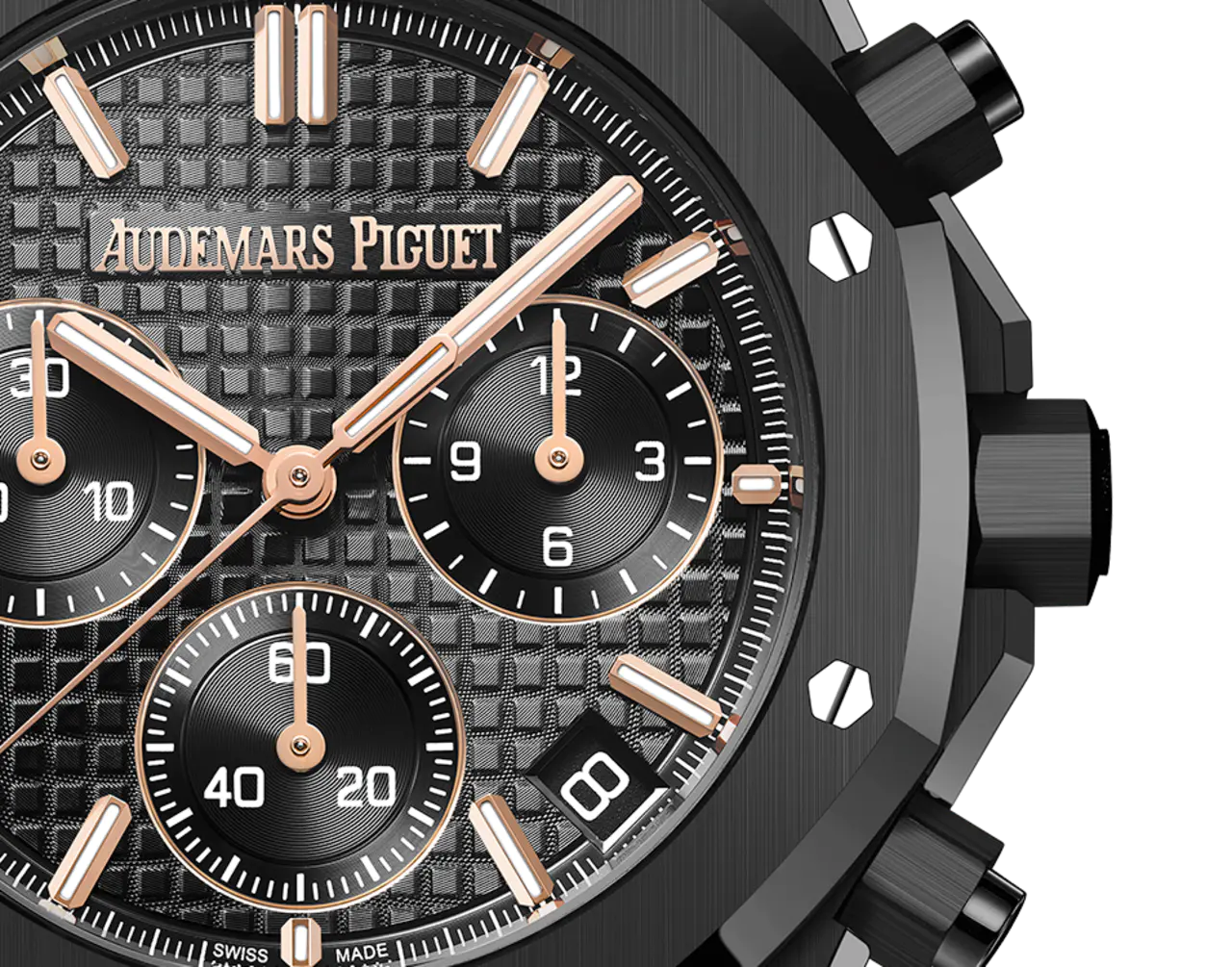 A&P ROYAL OAK Black Ceramic CHRONOGRAPH 41mm