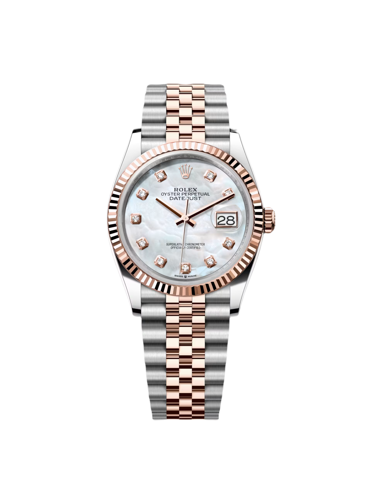 RLX  Datejust 36mm 126231 Mother-of-Pearl Dial Jubilee Bracelet
