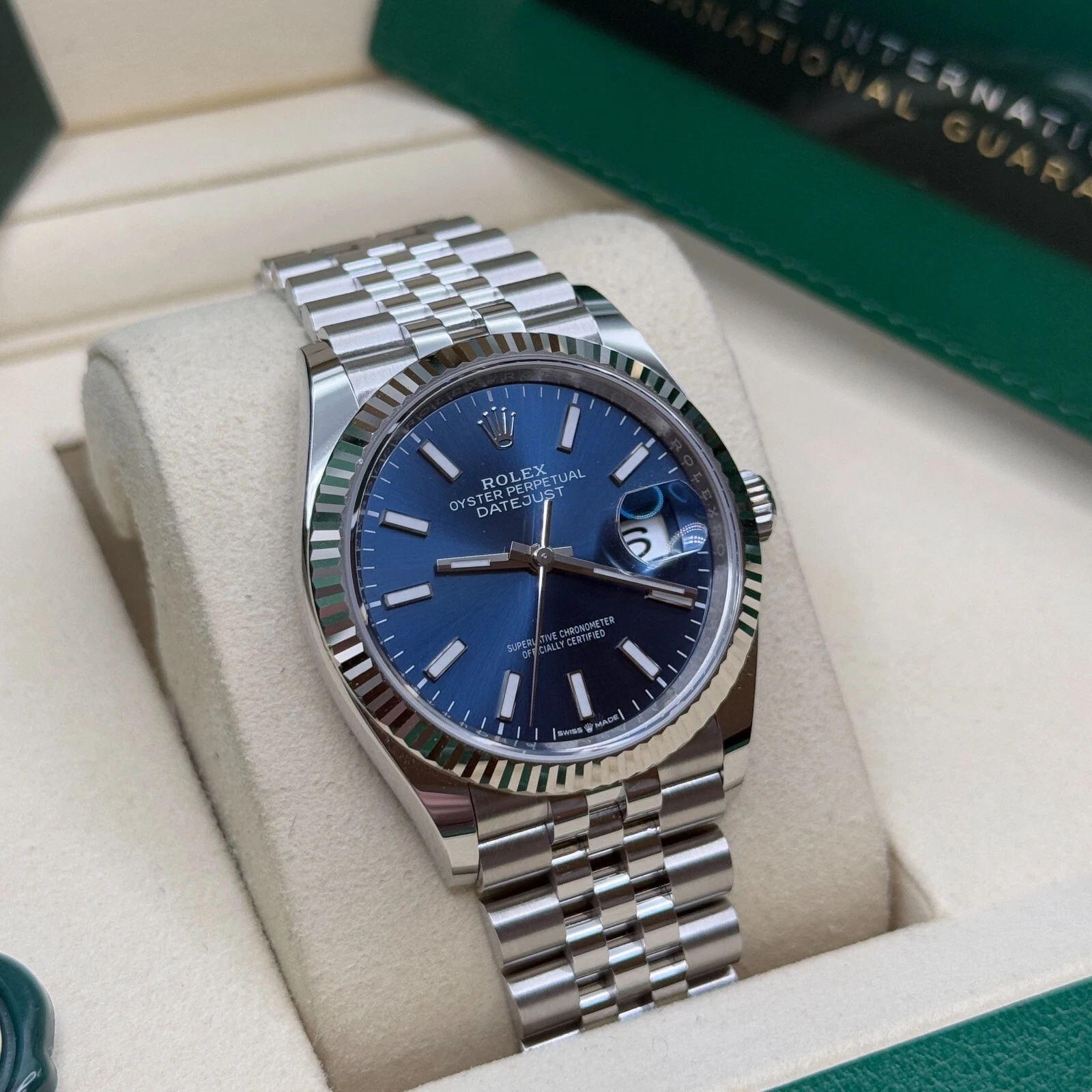 RLX  Datejust 36mm 126234 Blue Index Dial 36mm Oyster Stainless Steel
