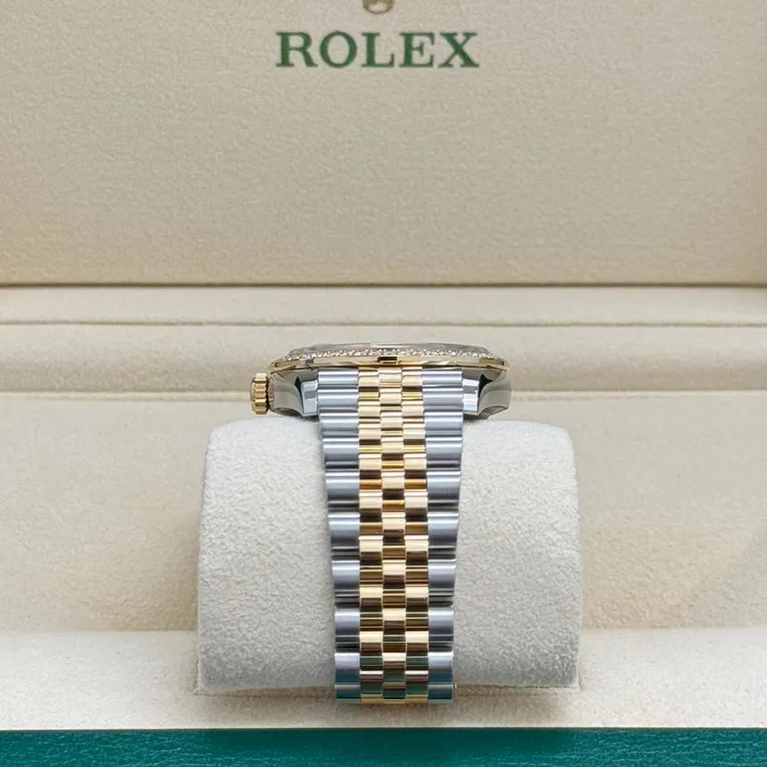 RLX  Datejust 36mm 126283 Olive Green Dial Jubilee Bracelet Watch