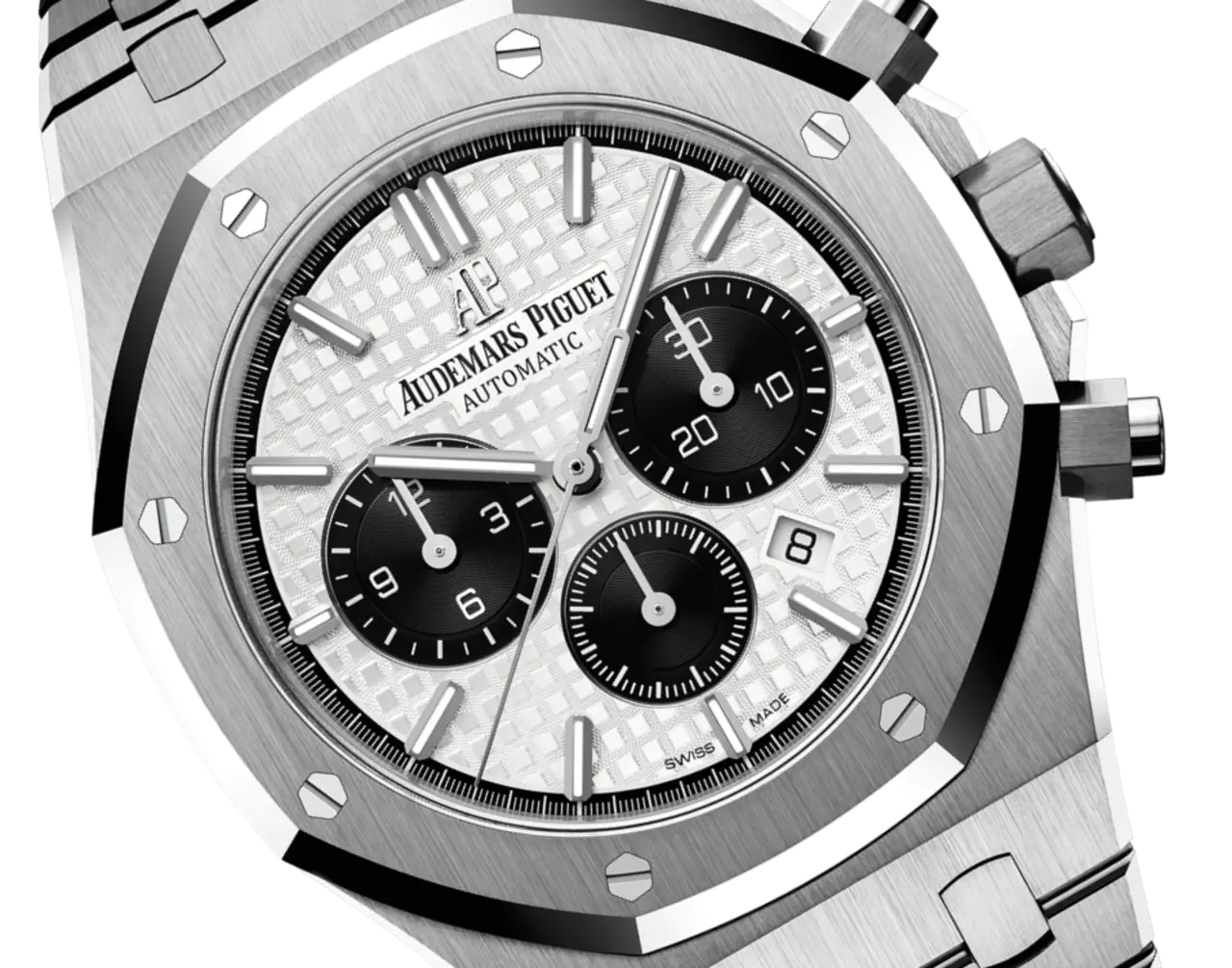 A&P ROYAL OAK PANDA White Dial CHRONOGRAPH 41mm