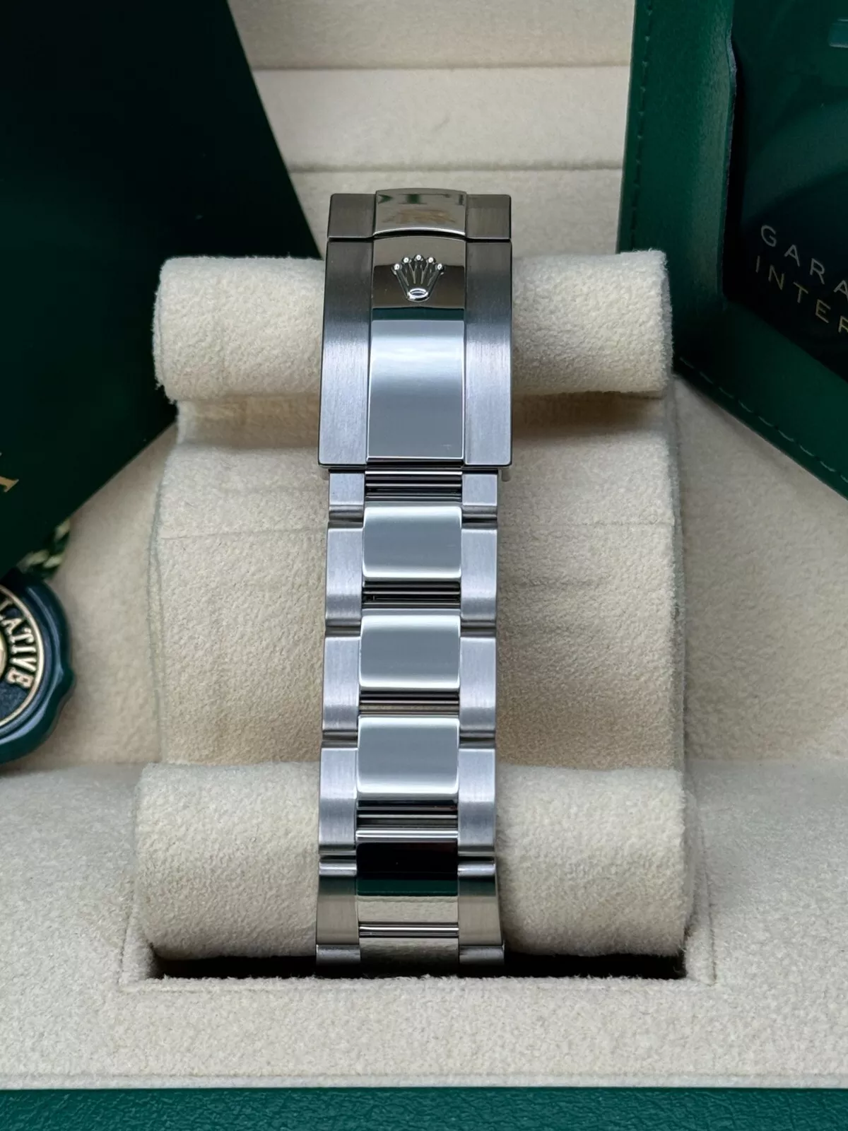 RLX  Datejust 36mm 126234 Black Index Jubilee Stainless Steel Mens Watch