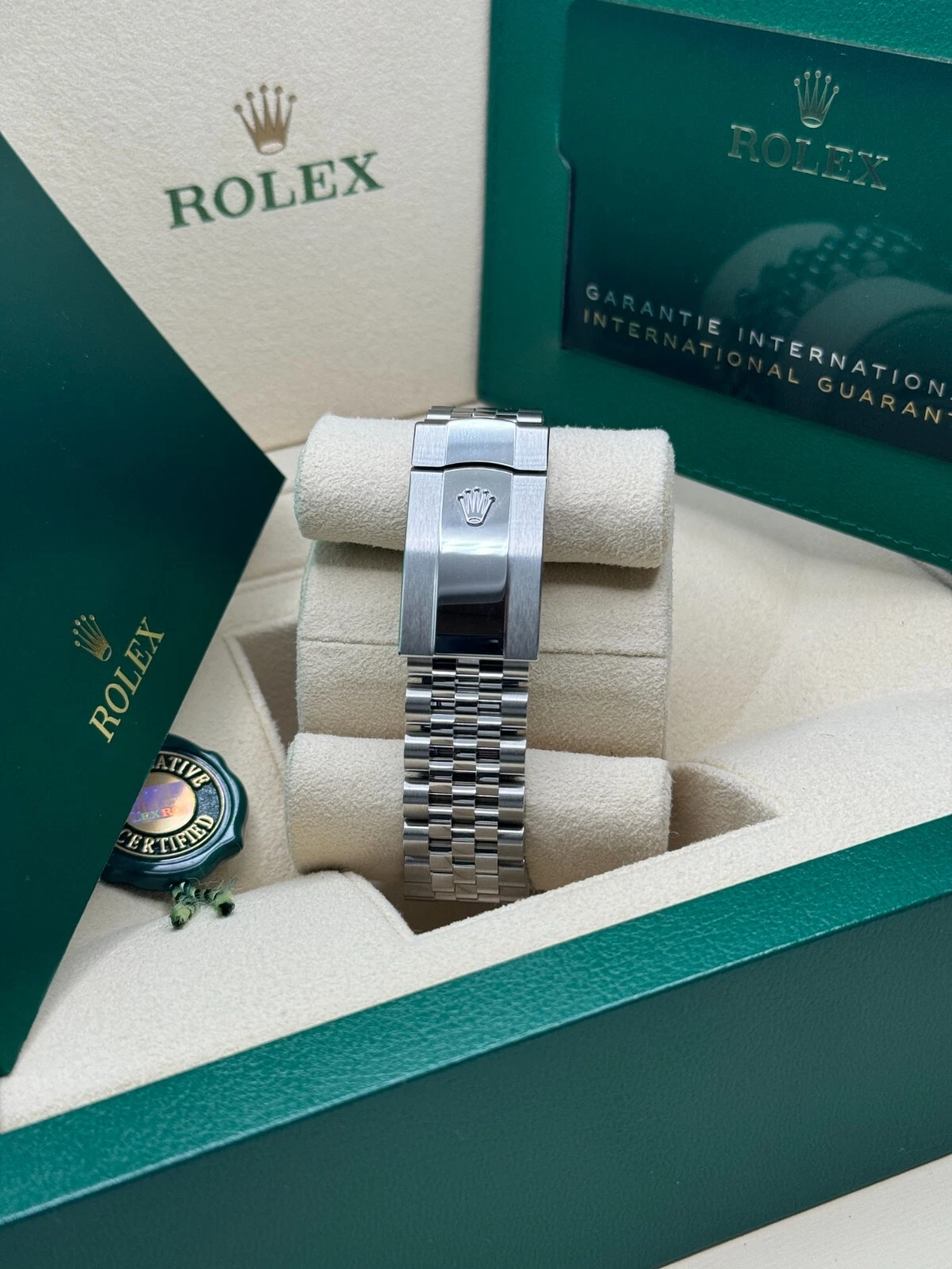 RLX  Datejust 41mm 126334 Black Diamond Oyster Stainless Steel Mens Watch