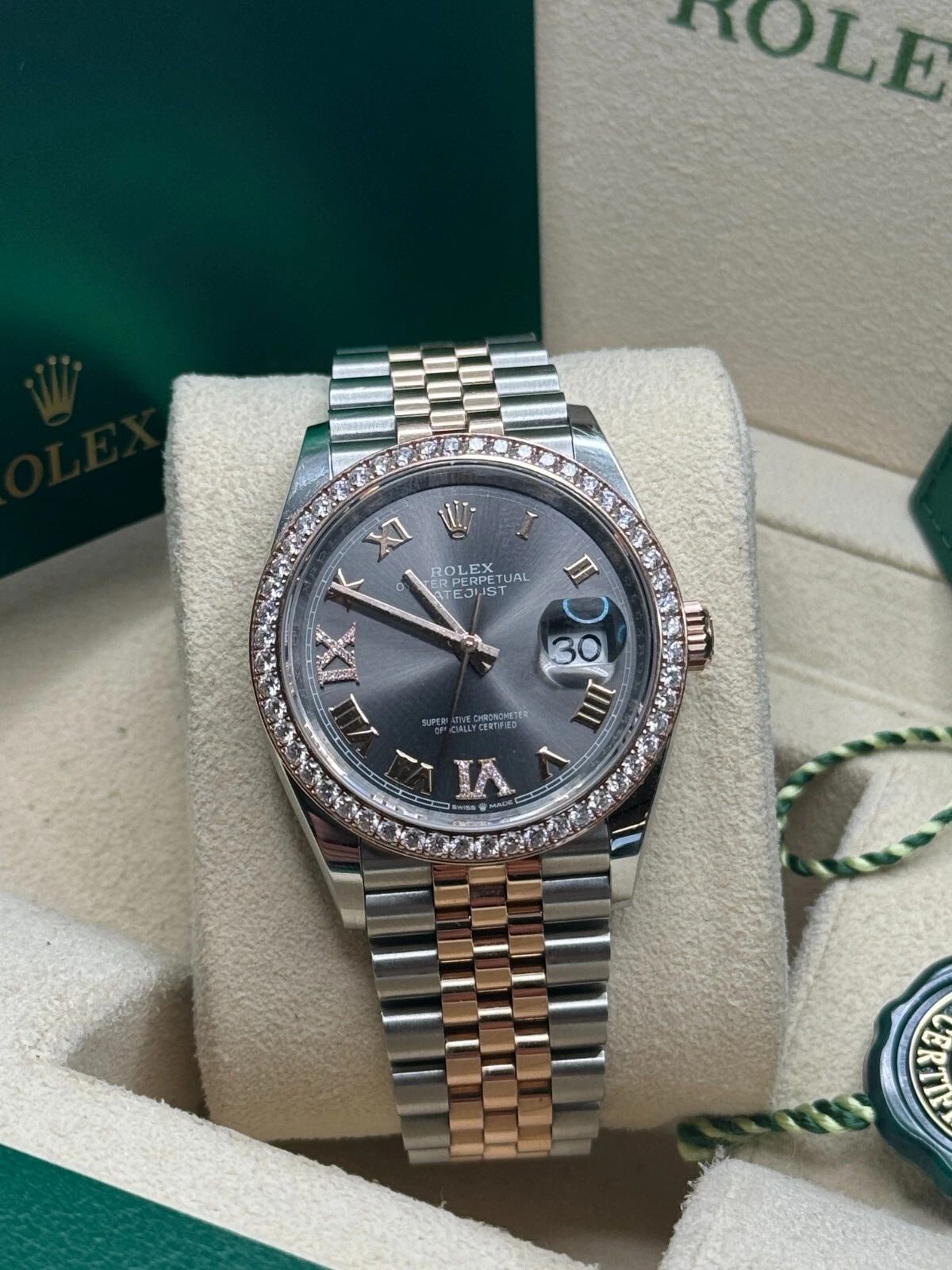 RLX  Datejust 36mm 126281 Slate Dial Oyster Bracelet