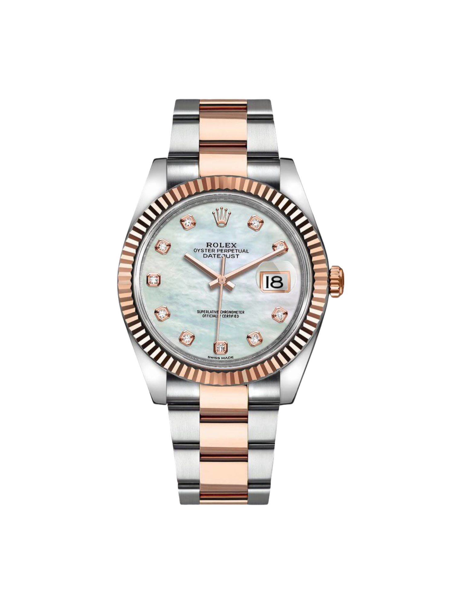 RLX Datejust 41mm 126331 MOP Diamond Jubilee Steel and Rose Gold Watch