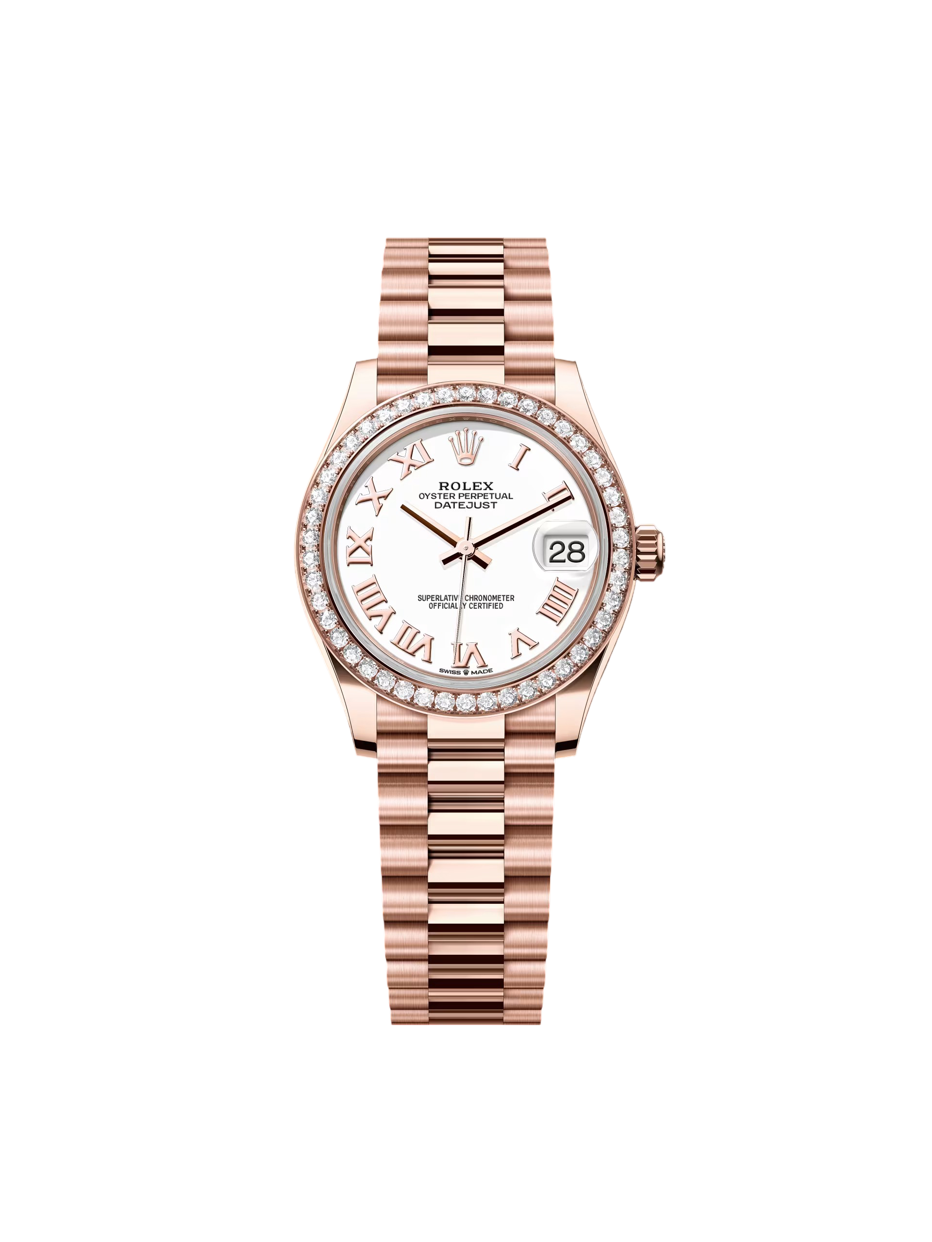 RLX Datejust m278285RBR-0008 White 31mm Dial