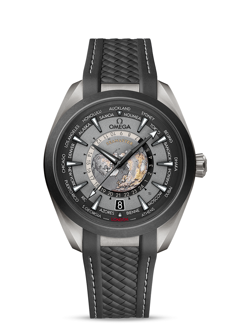 Omega Seamaster AQUA TERRA 150M Co-Axial Master Chronometer GMT World Timer 43mm