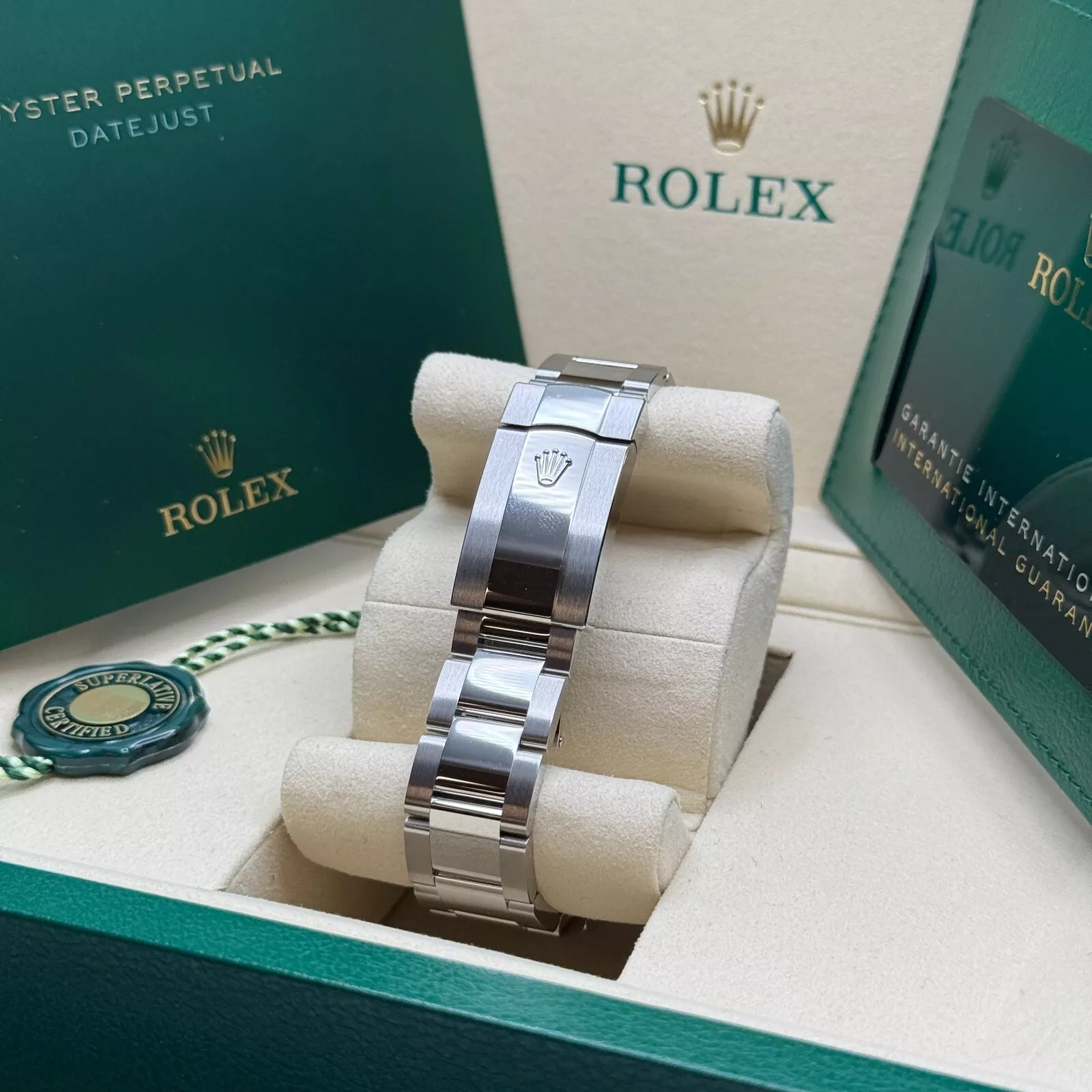RLX  Datejust 41mm Mint Green Dial Jubilee Bracelet Watch - 126334