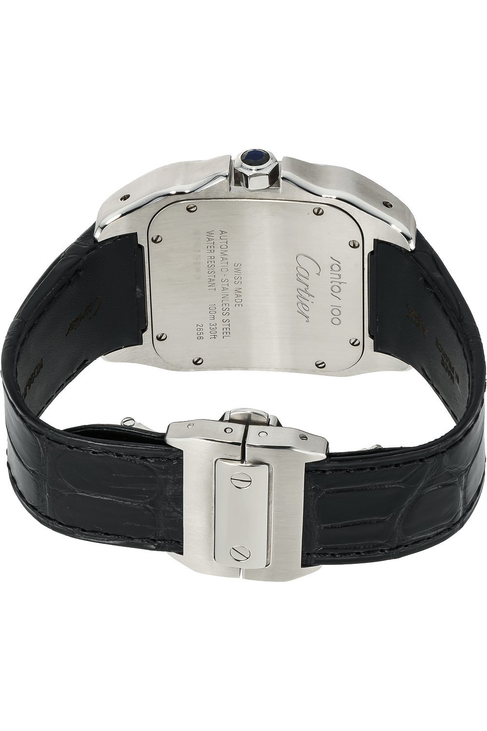 SANTOS 100 Silver Gray 38mm