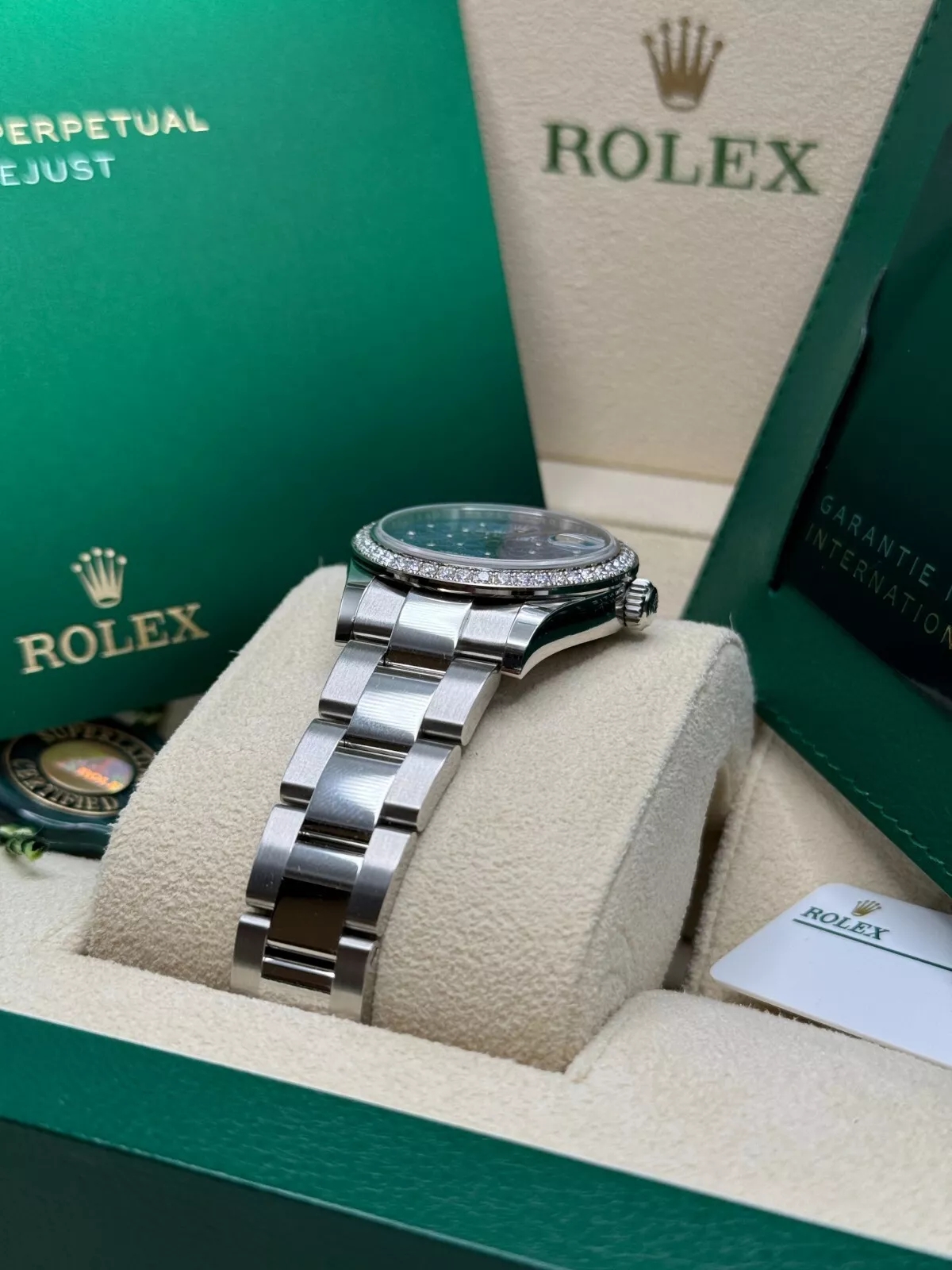 RLX Datejust m278384RBR-0039/0040 Azzurro Blue 31mm Dial Oyster Watch