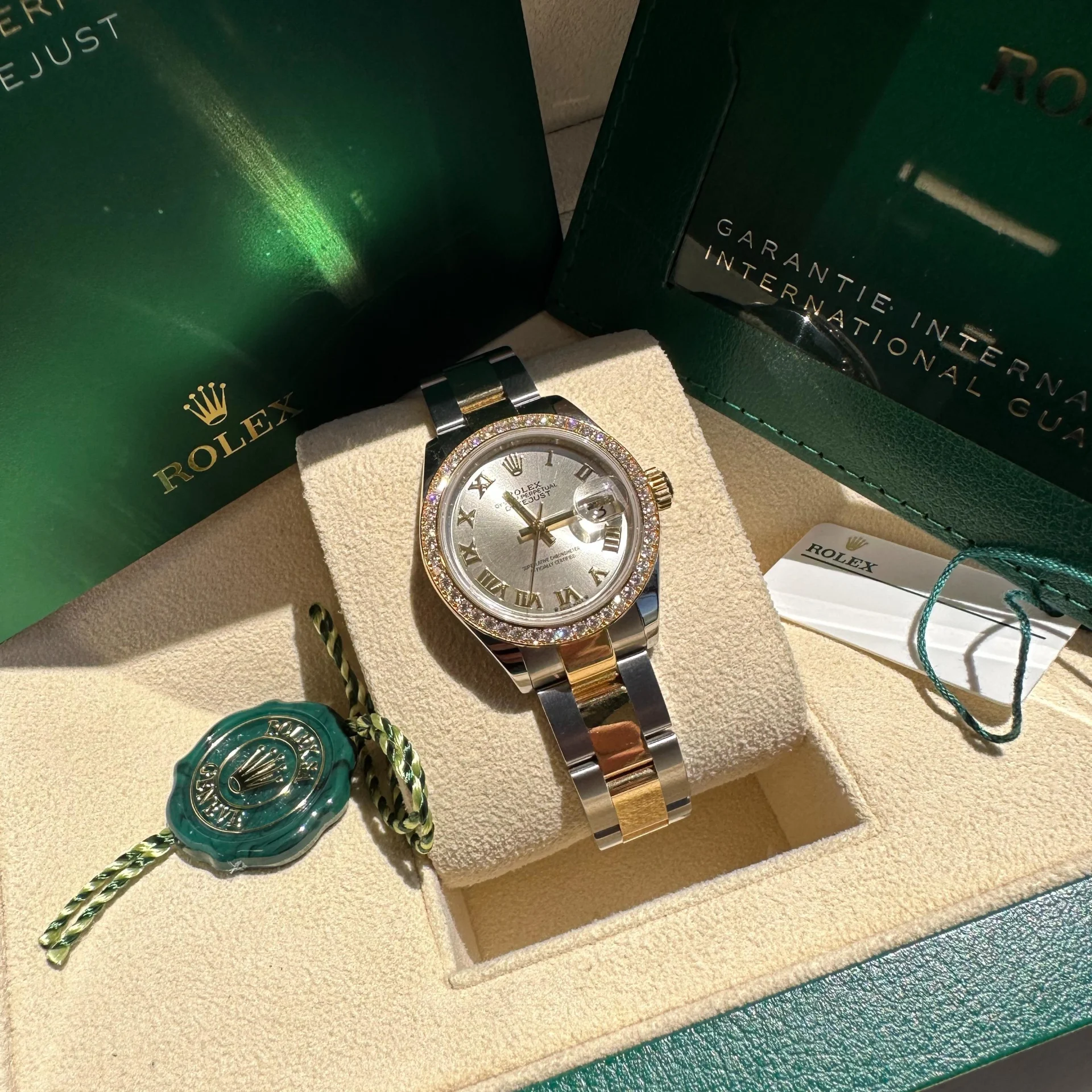 RLX Datejust m278383RBR-0003/0004 31mm Silver Dial Oyster Bracelet