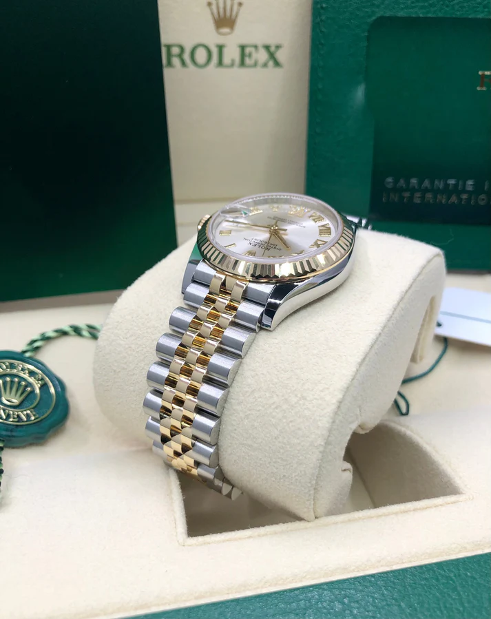 RLX Datejust m278273-0003/0004 31mm Silver Dial Stainless Steel and Yellow Gold Oyster Watch