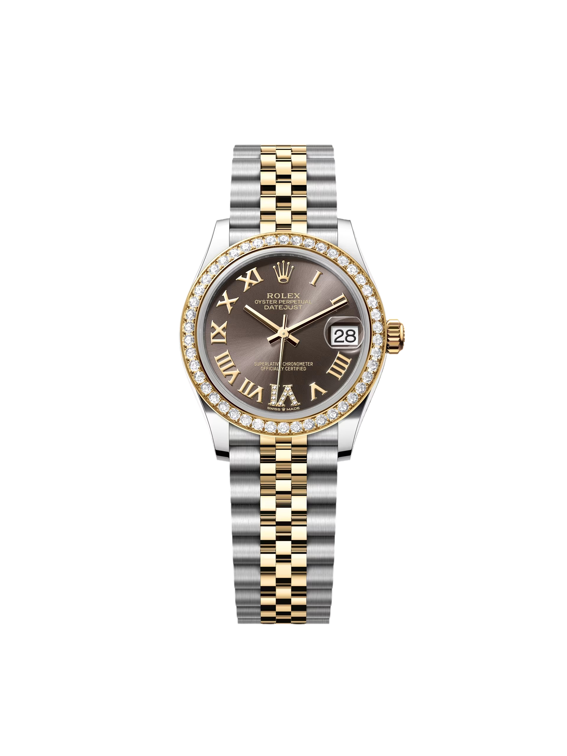 RLX Datejust m278383RBR-0017/0018 31mm Dark Grey Dial Oyster Bracelet