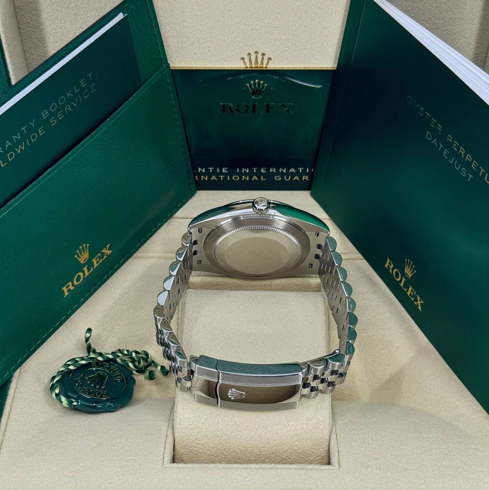 RLX Datejust 41mm 126300 Black Index Oyster 41mm Stainless Steel Watch