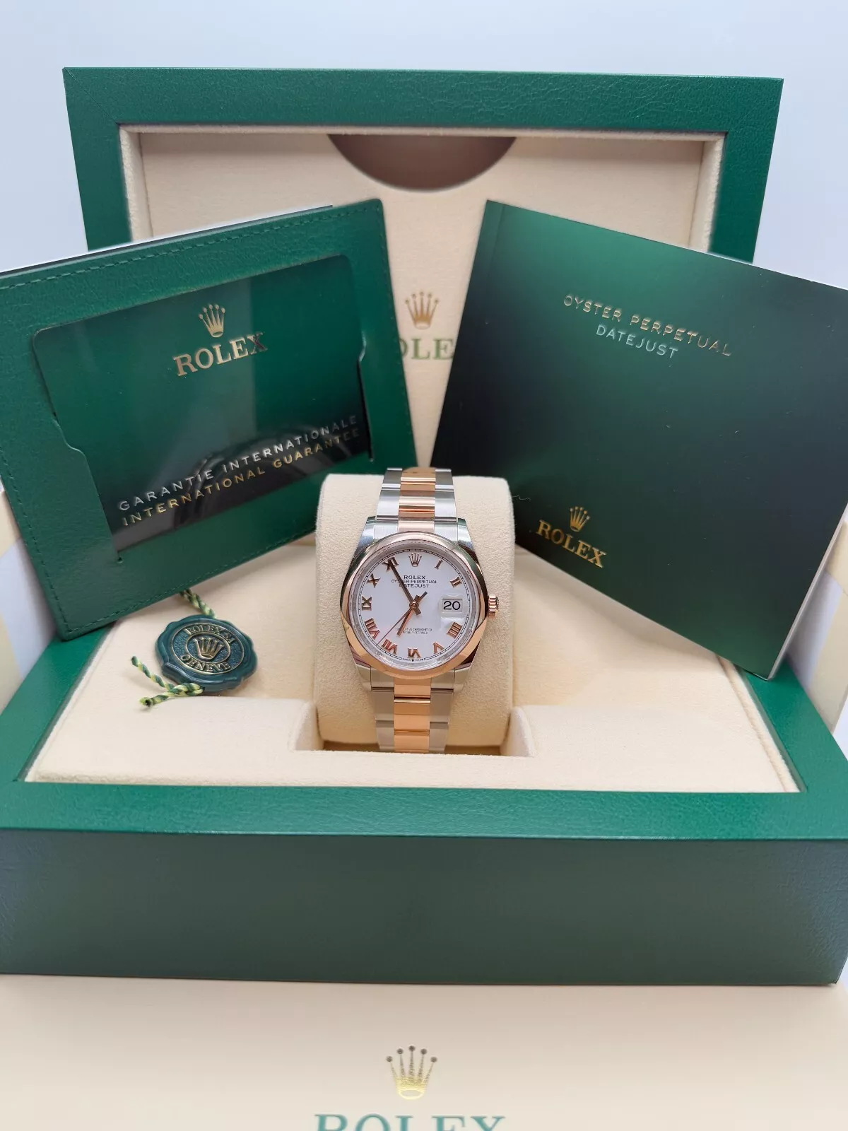 RLX  Datejust 36mm 126201 White Dial Oyster Bracelet Watch