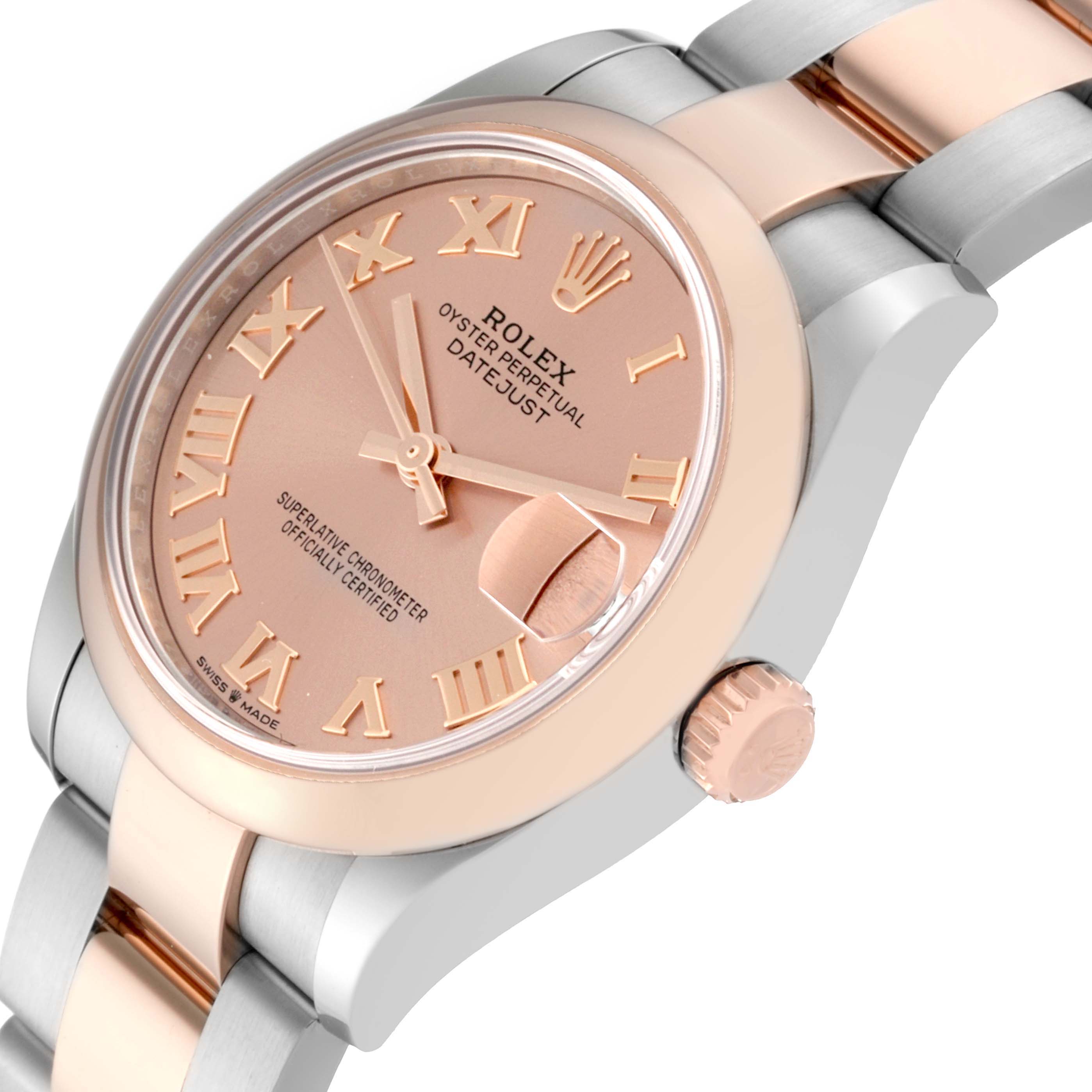 RLX Datejust m278241-0005/0006 Rose 31mm Dial Oyster Bracelet Watch